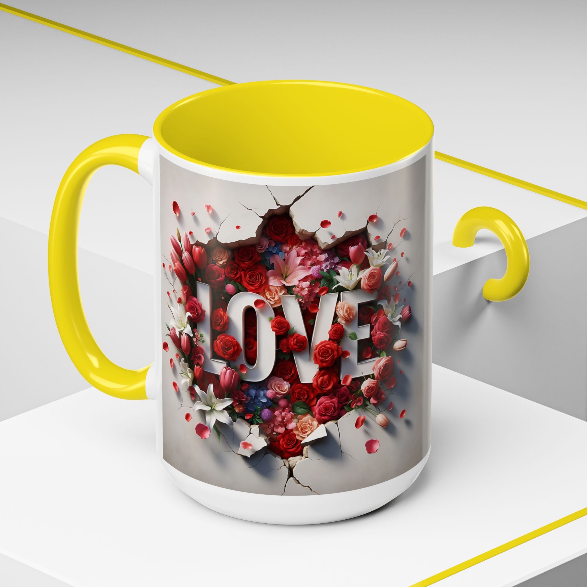 Love Mum Floral Coffee Mug