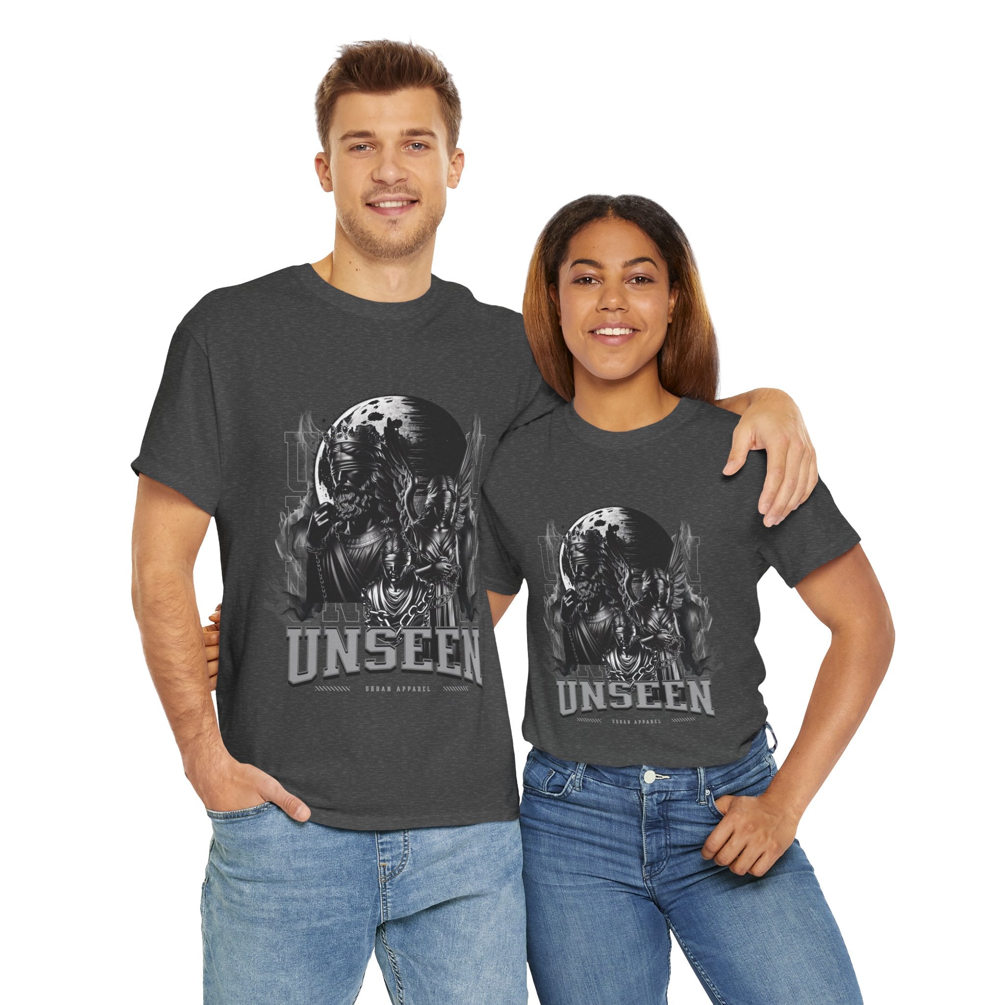 "Unseen" Blindfolded Figures with Chains - Dark Urban Apparel Digital Art
