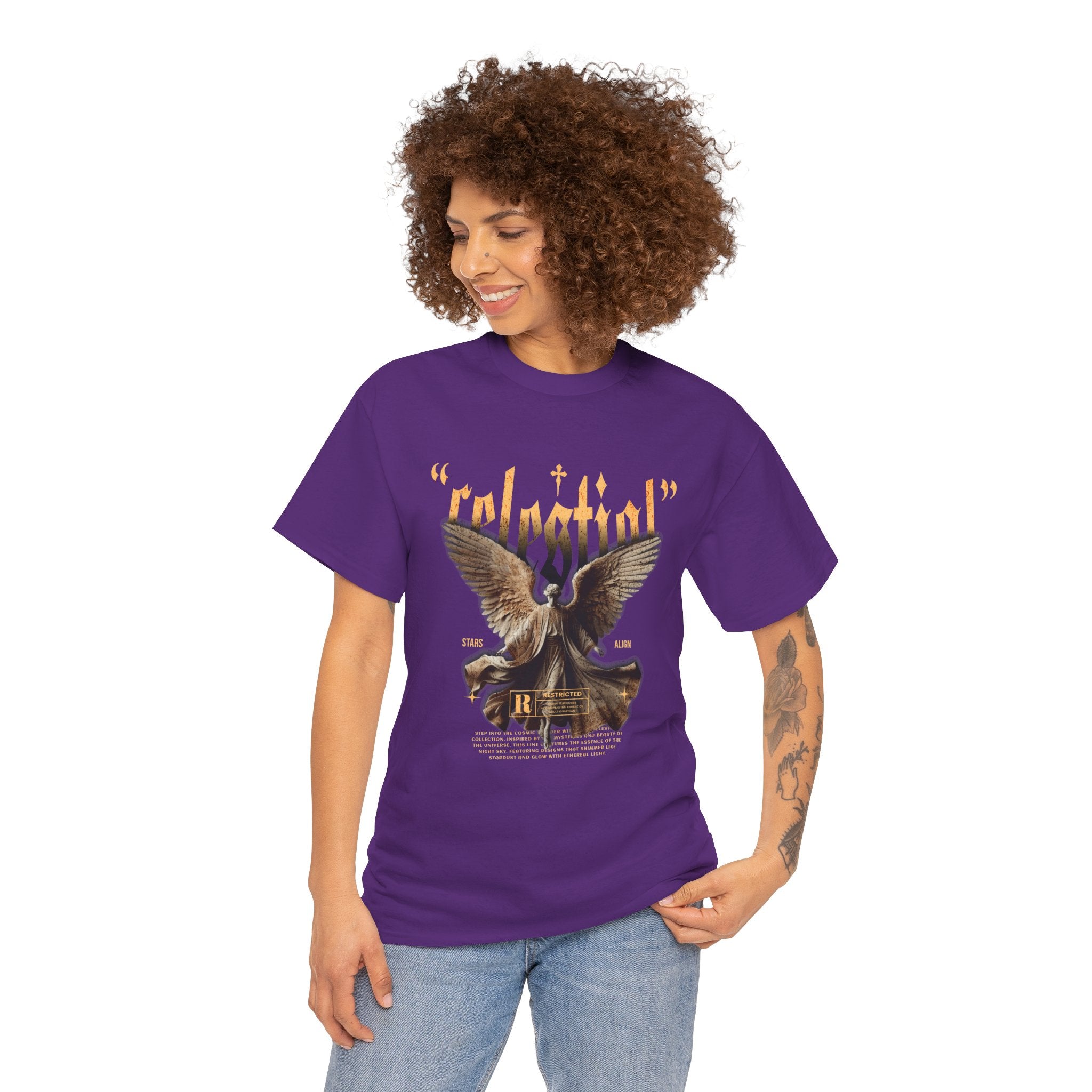 "Celestial Angel" - Divine Art & Streetwear Design