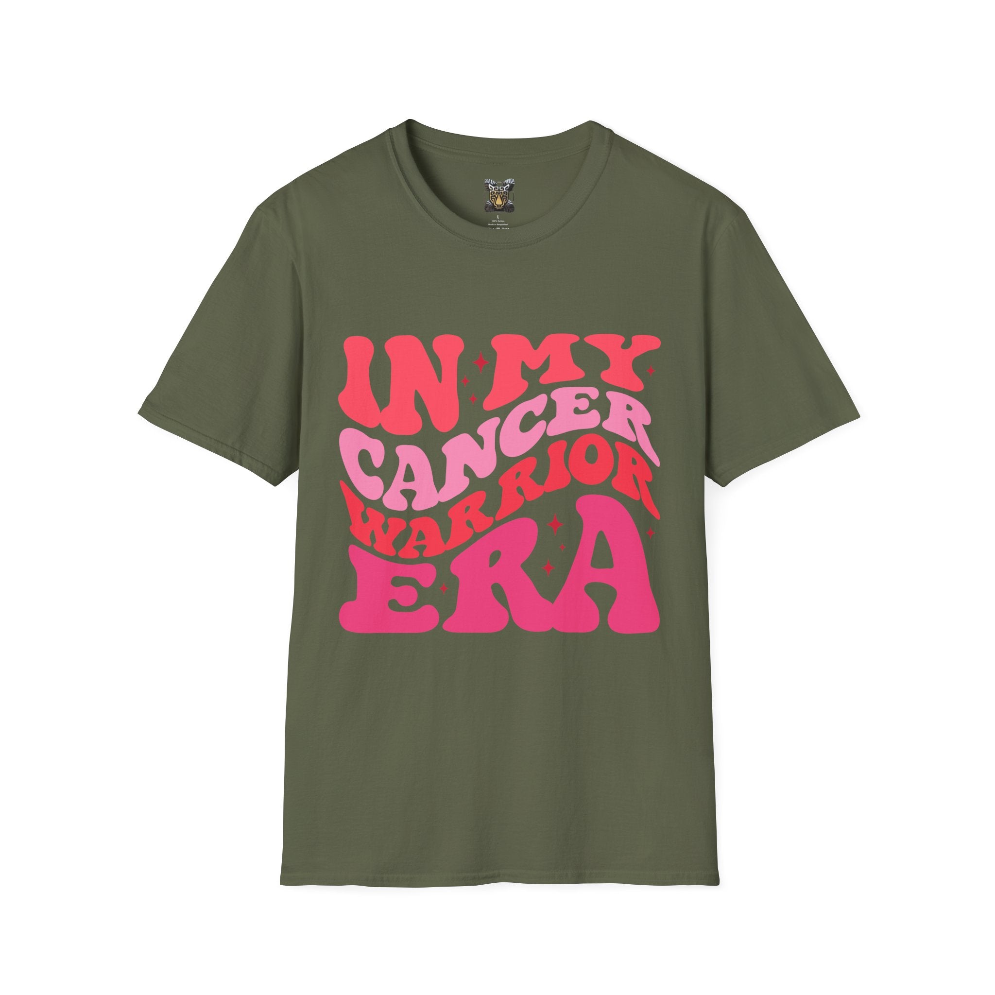 Inspirational T-Shirt – “In My Cancer Warrior Era” Support Tee for Cancer Survivors, Fighters, and Awareness Events