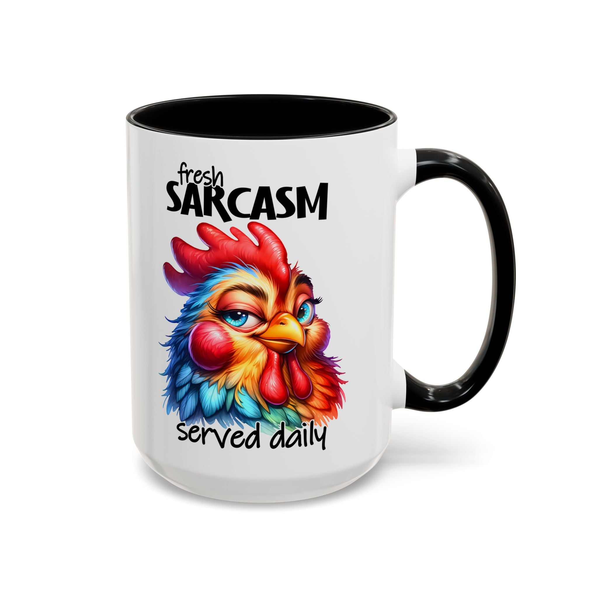 Fresh Sarcasm Served Daily – Chubby Chicken Mug