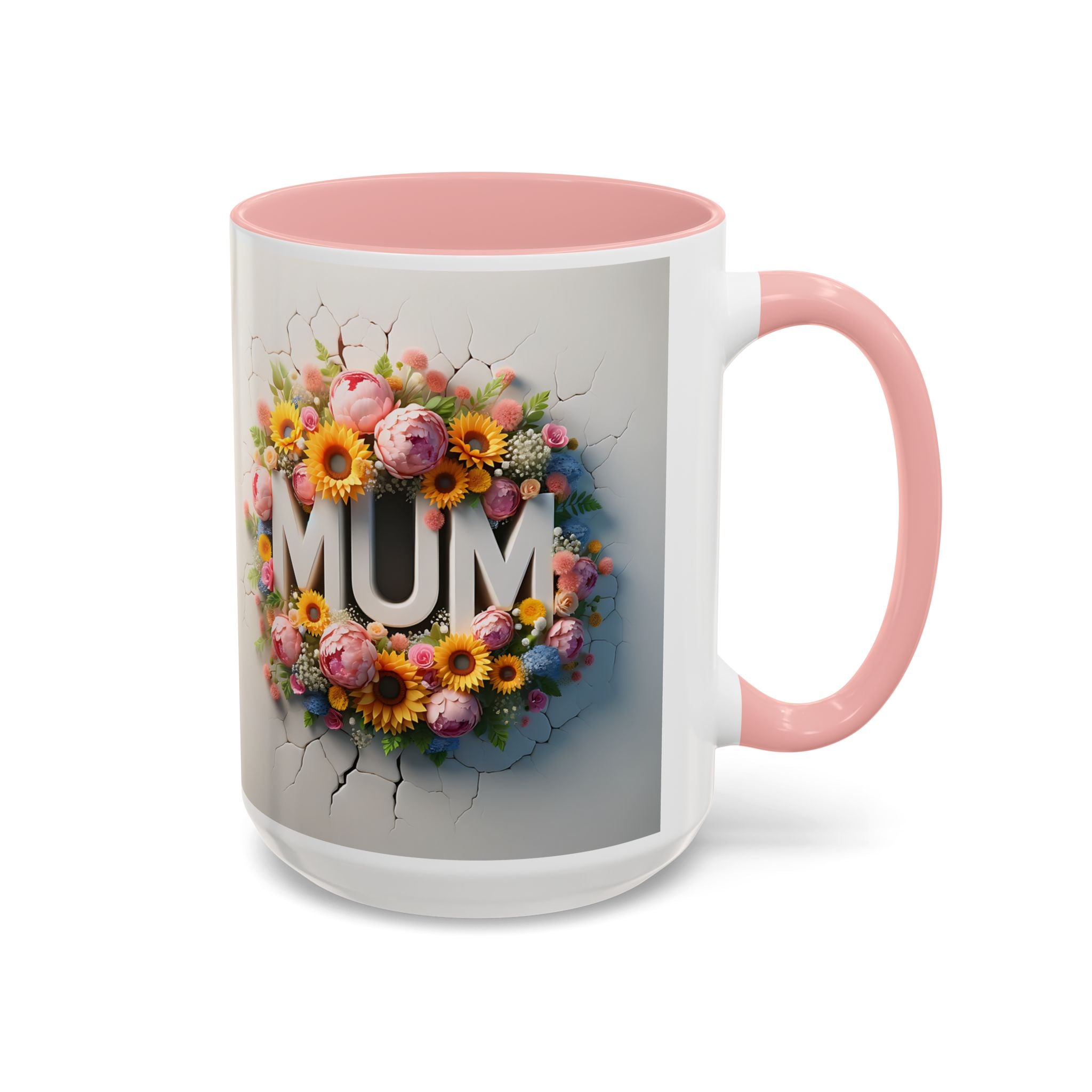 Love Mum Floral Coffee Mug
