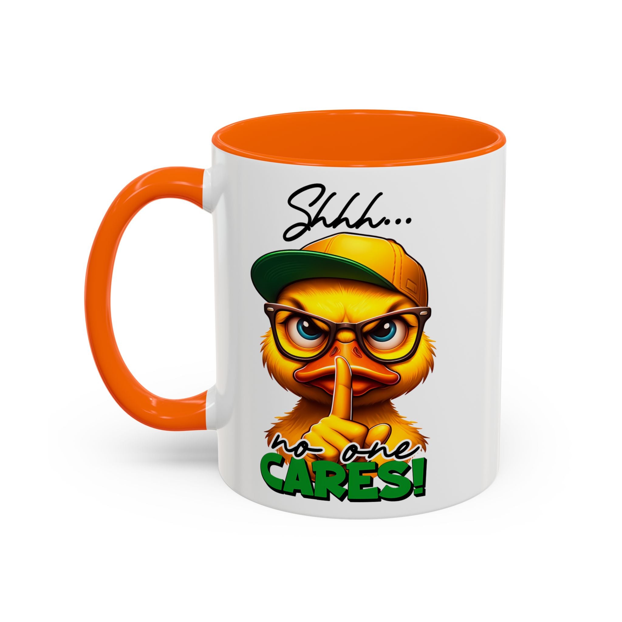 Shhh… No One Cares Duckling Mug