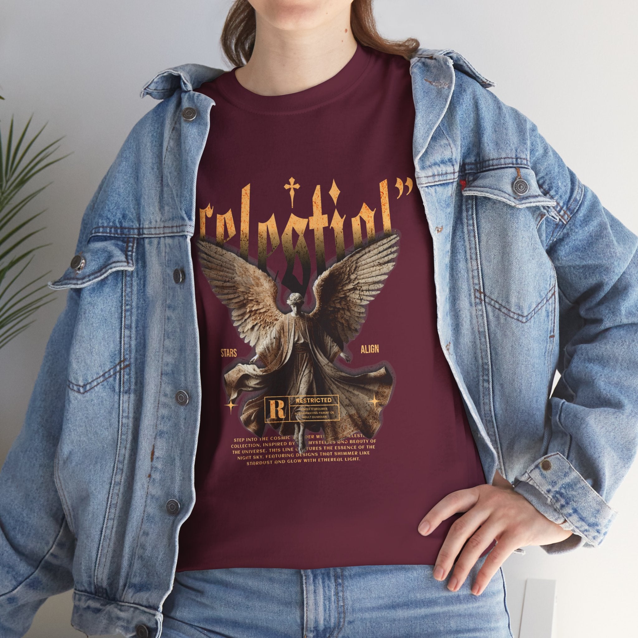 "Celestial Angel" - Divine Art & Streetwear Design