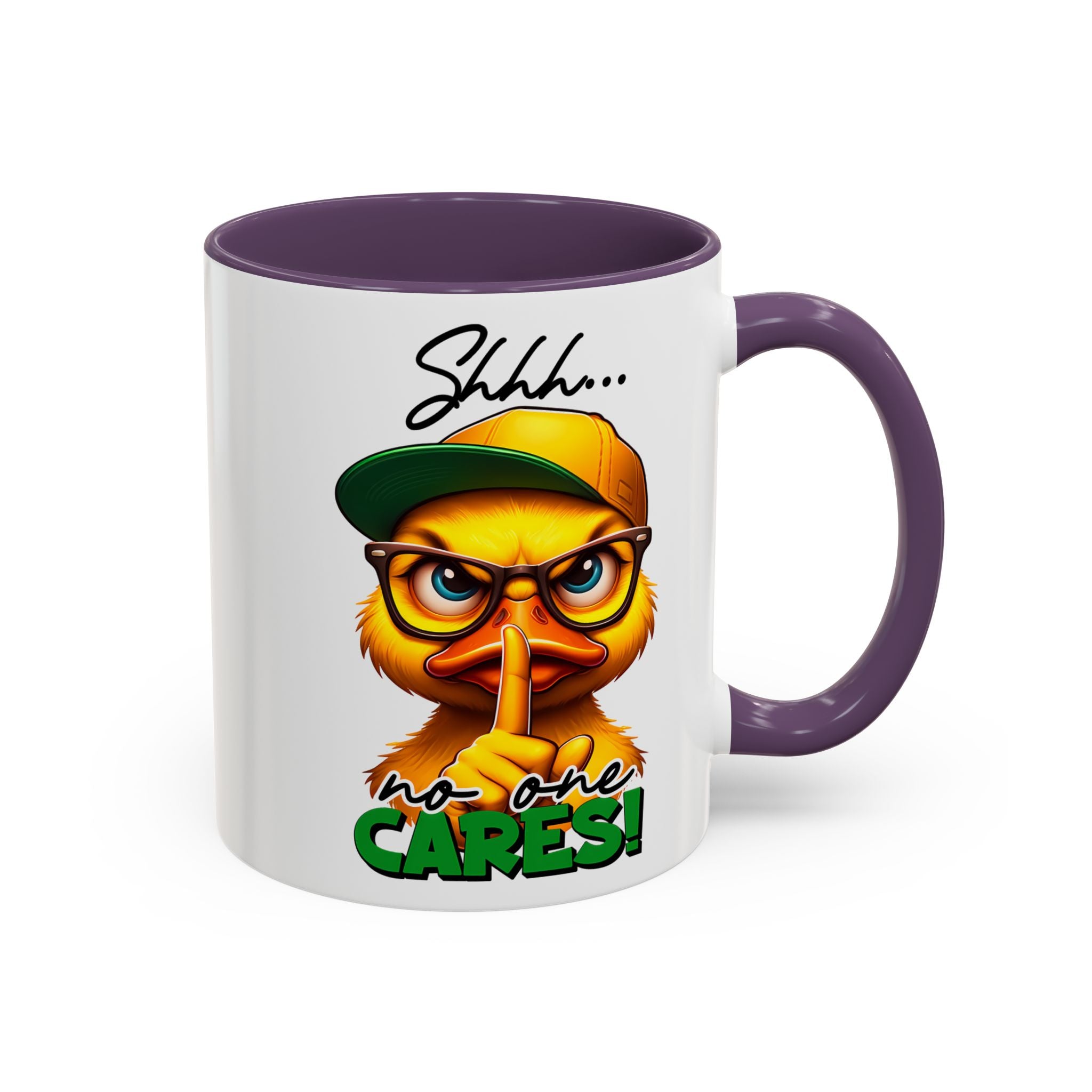 Shhh… No One Cares Duckling Mug
