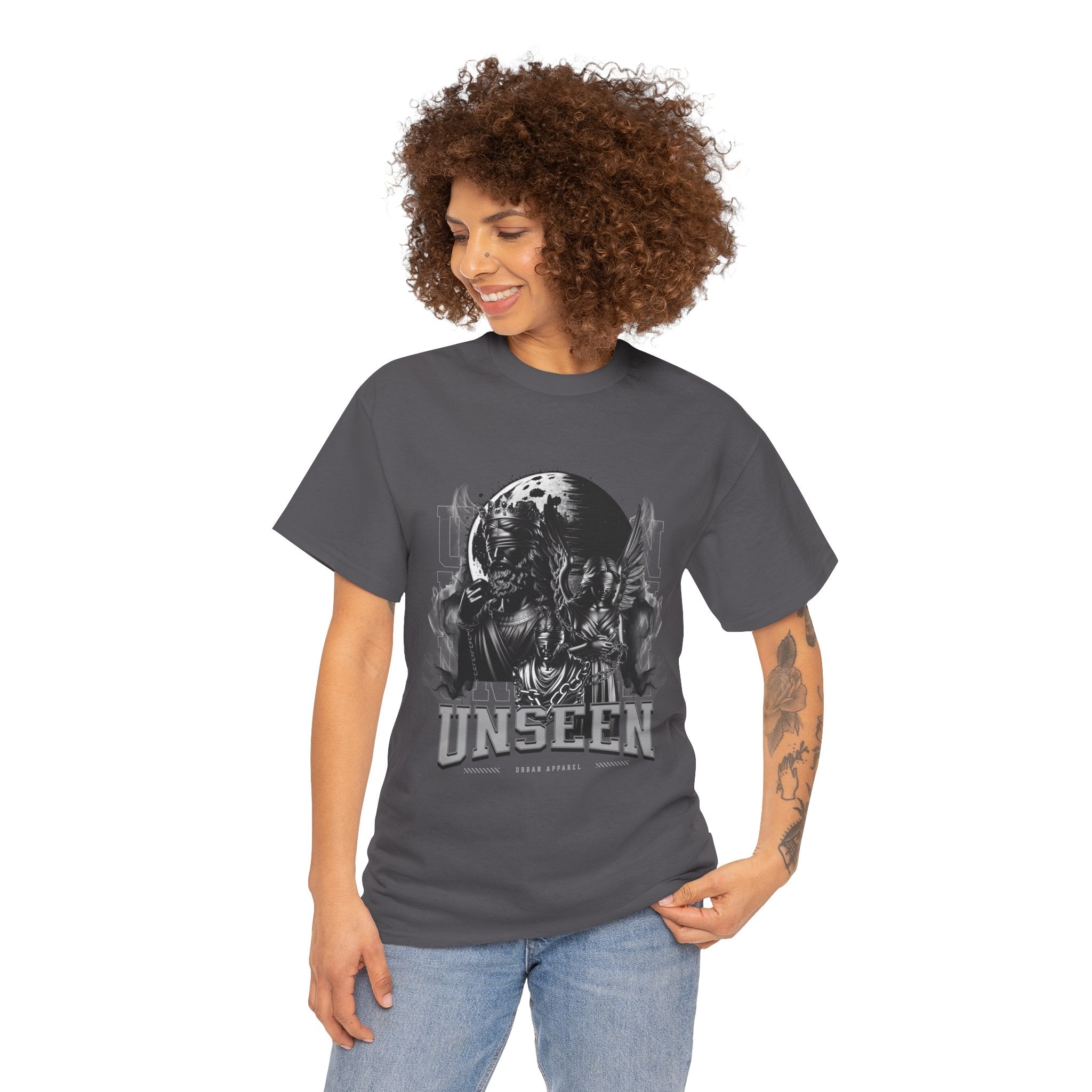 "Unseen" Blindfolded Figures with Chains - Dark Urban Apparel Digital Art