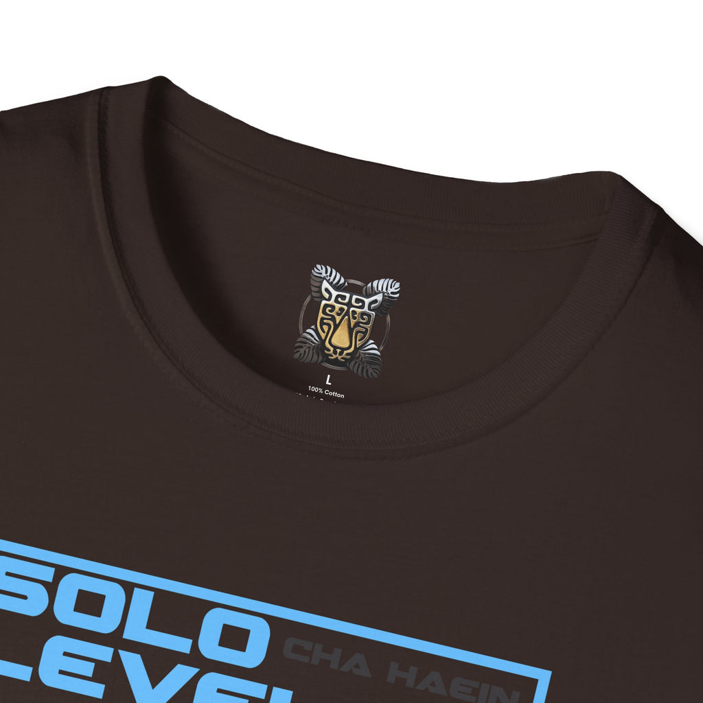 Solo Leveling Cha Hae-In Anime T-Shirt – Black Graphic Tee for Fans