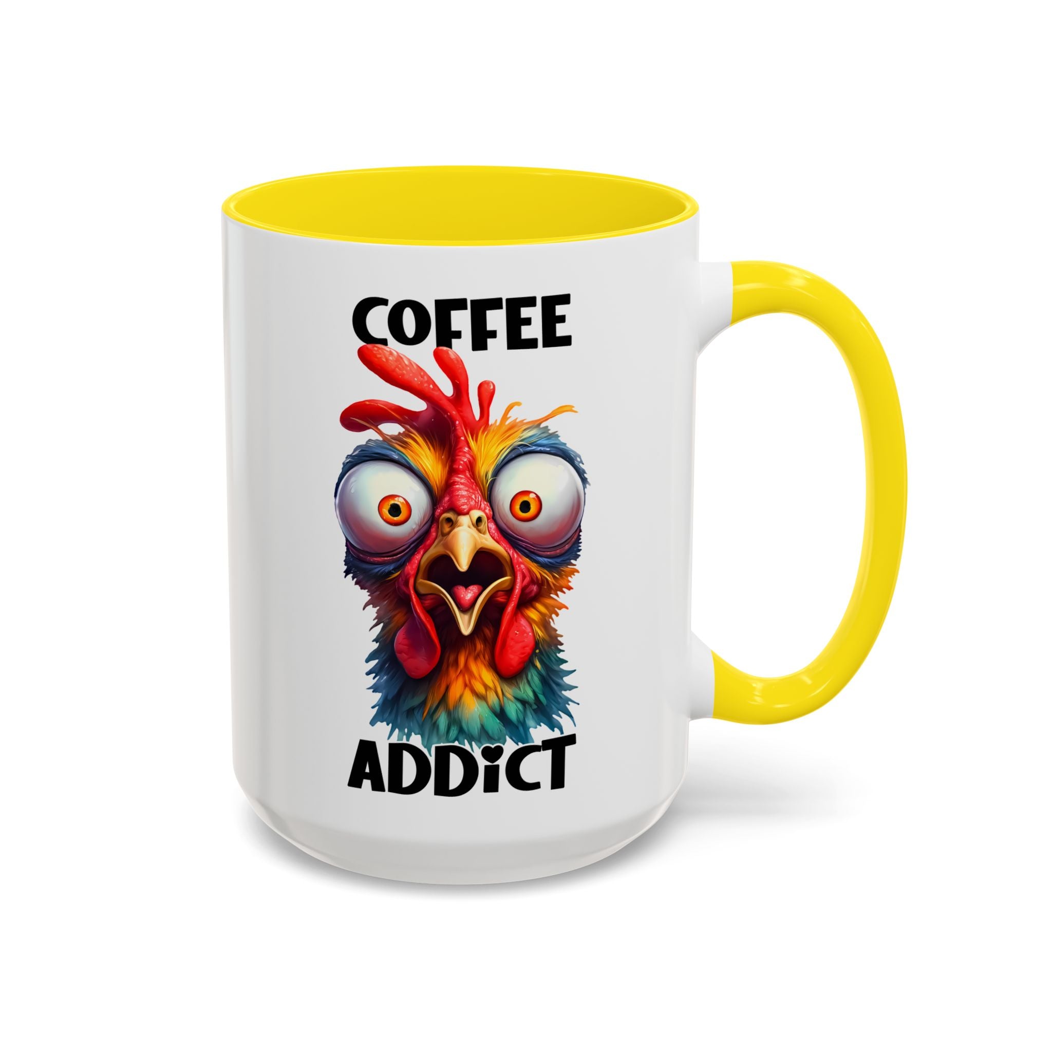 Coffee Addict – Perplexed Chicken Mug