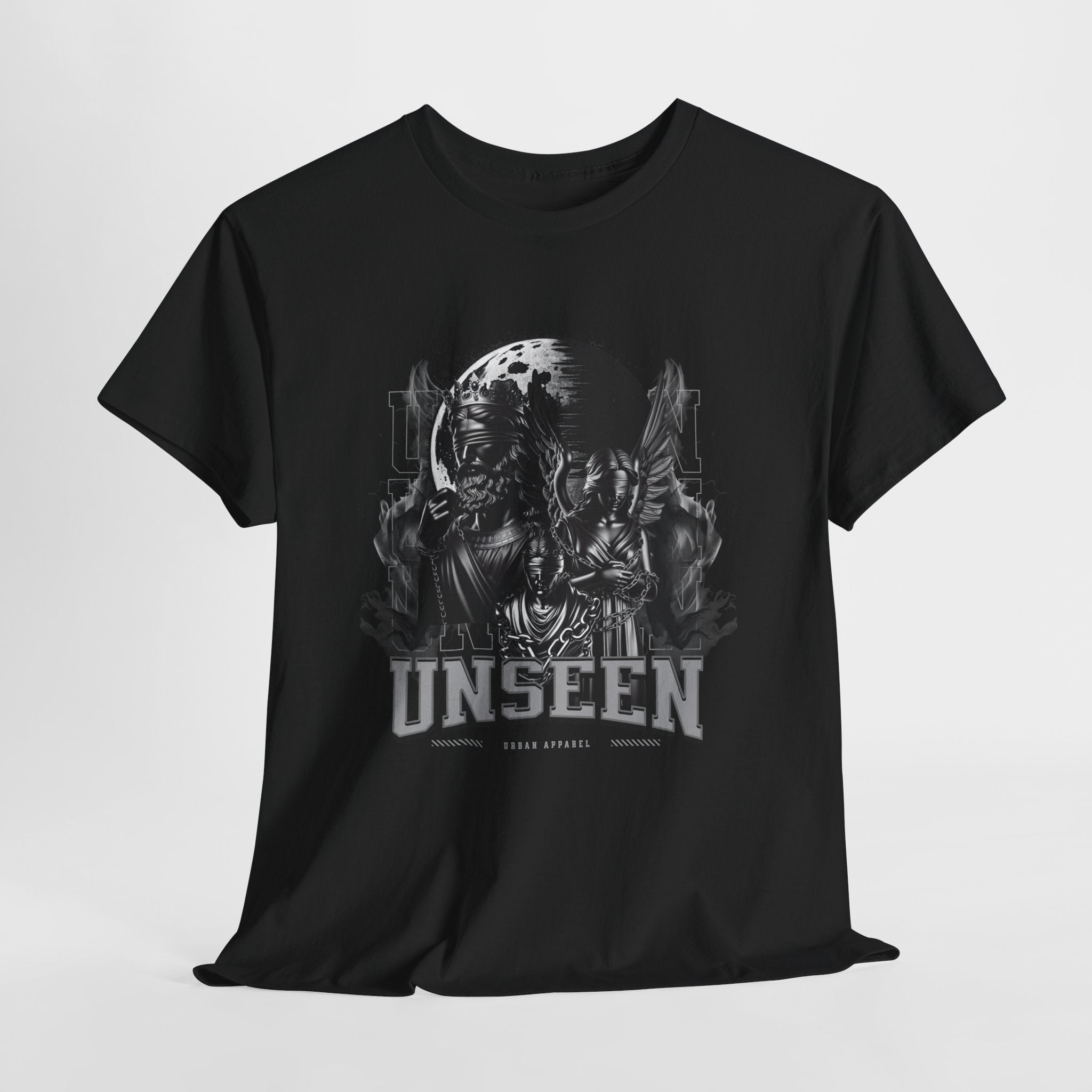 "Unseen" Blindfolded Figures with Chains - Dark Urban Apparel Digital Art