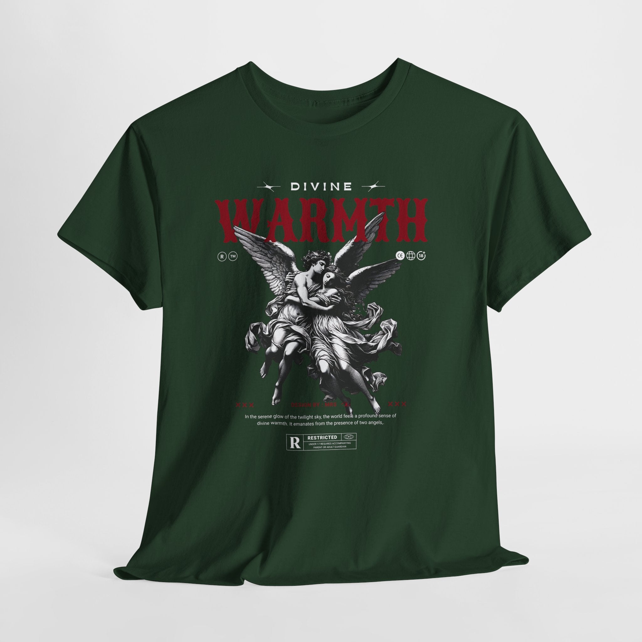 Divine Warmth: Angelic Embrace T-Shirt Design