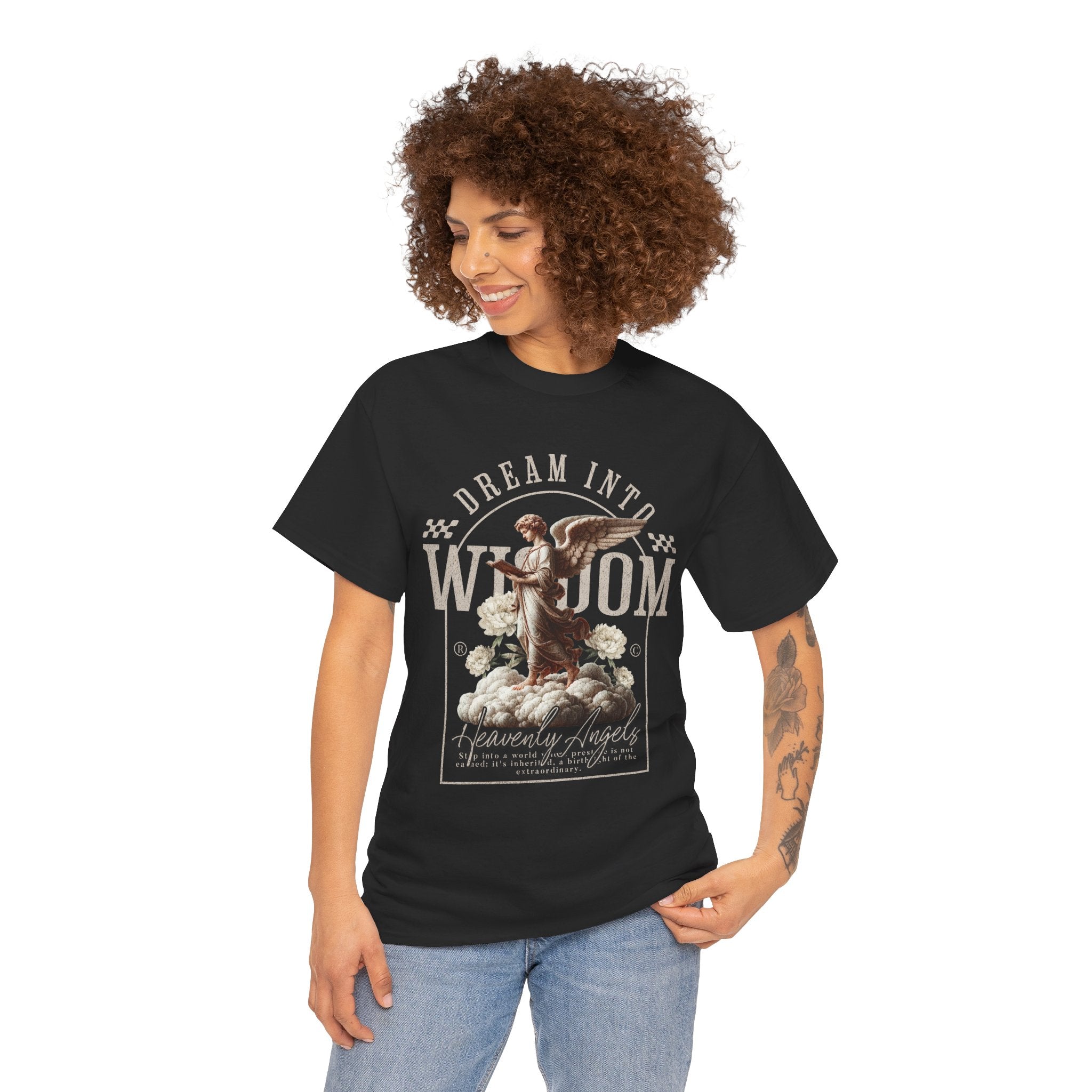 "Dream into Wisdom" - Heavenly Angels T-Shirt Design