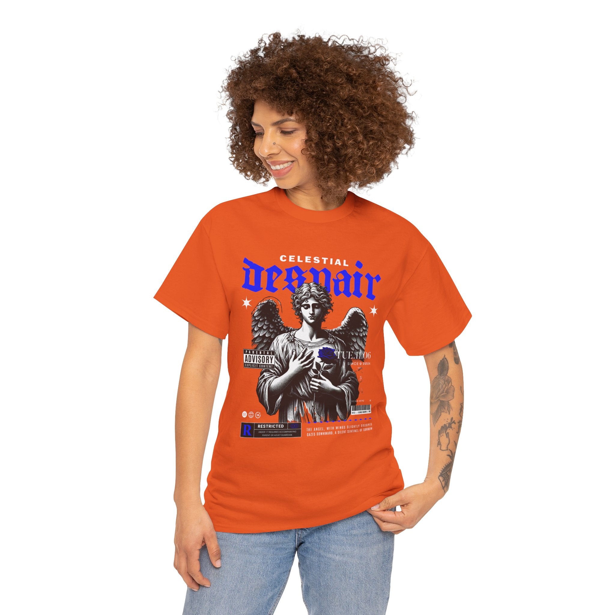 Celestial Despair Graphic T-Shirt Design