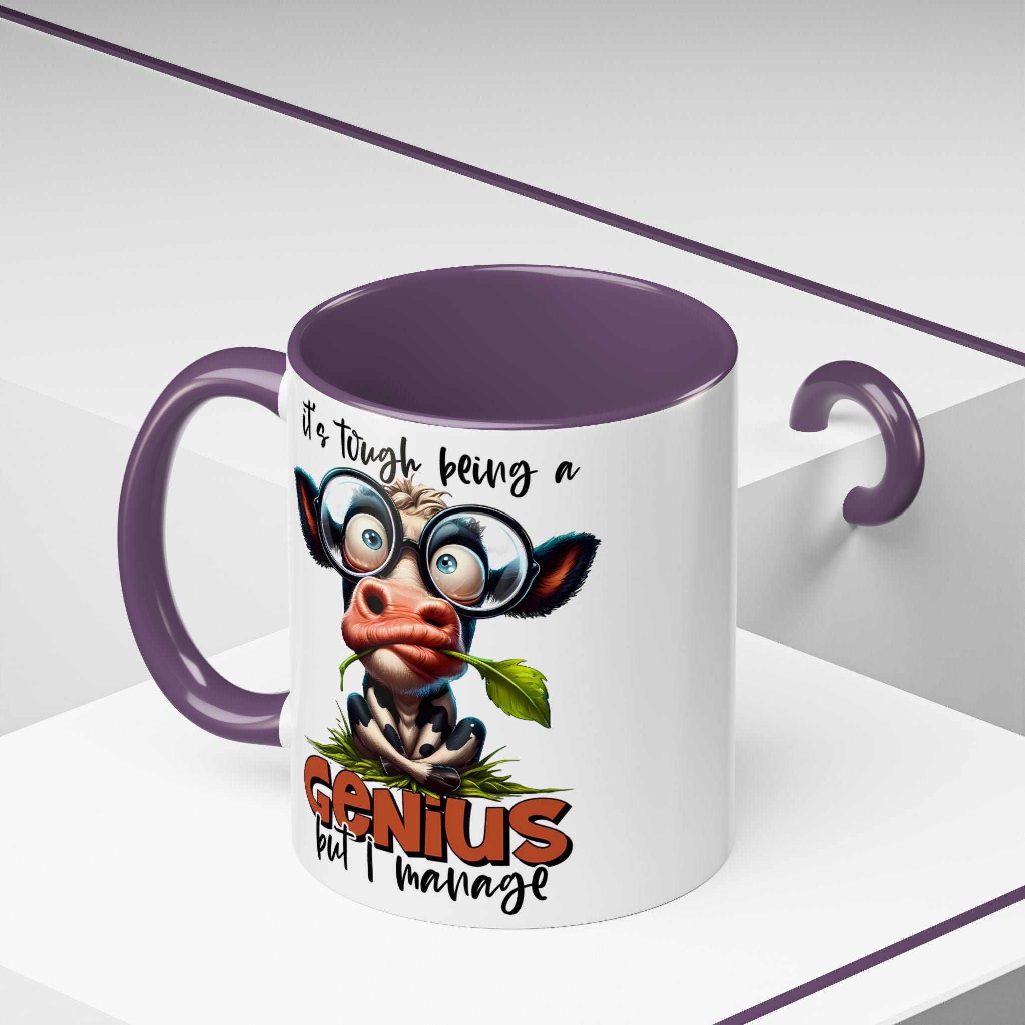 Moo-dest Genius Coffee Mug