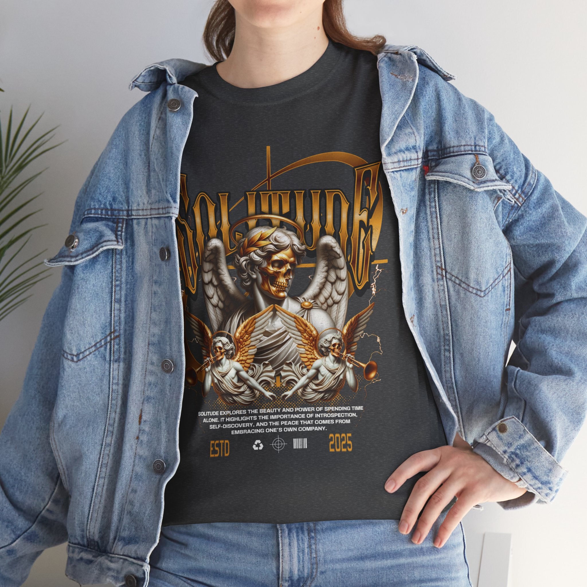 "Wings of Sin" - Gothic T-Shirt Design