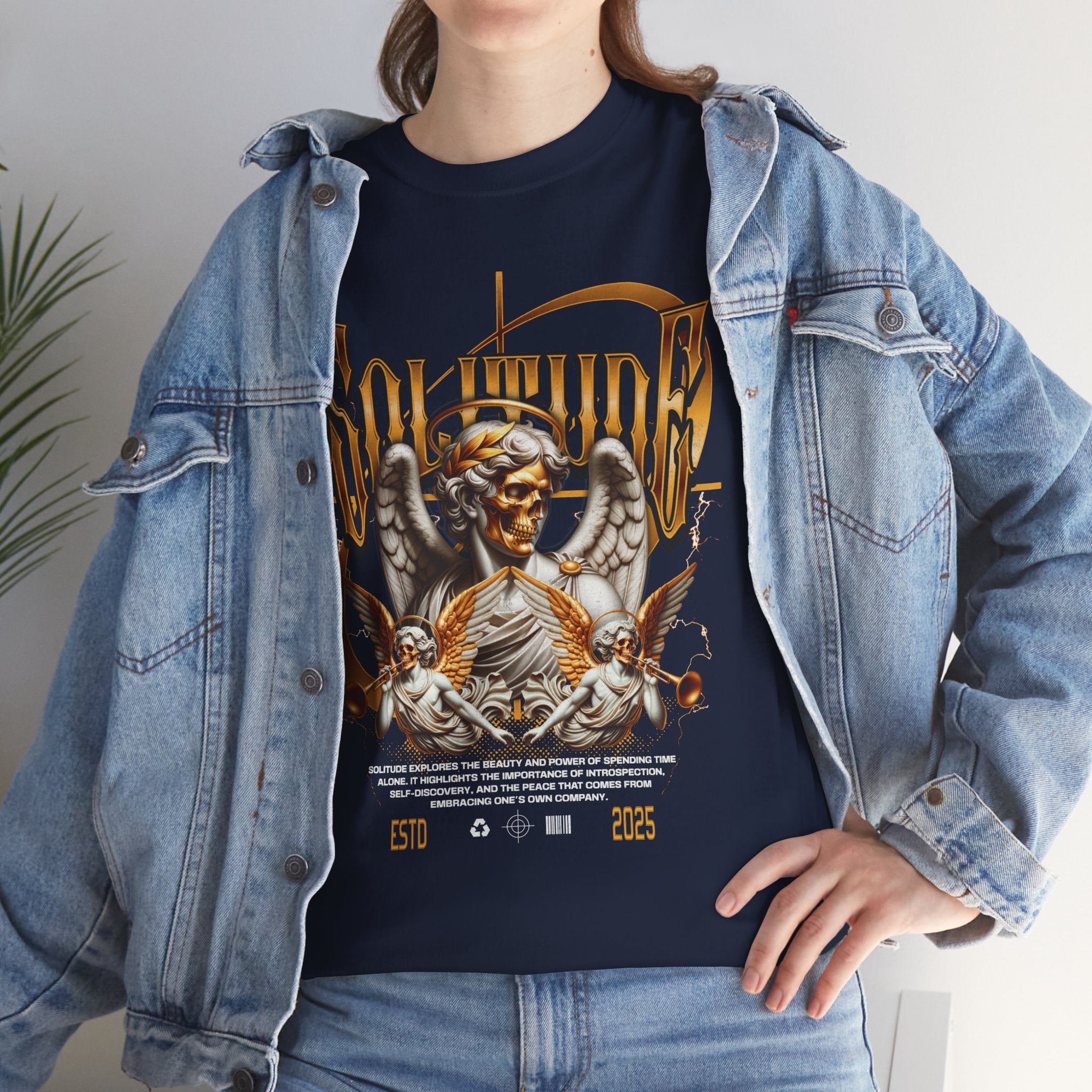 "Wings of Sin" - Gothic T-Shirt Design