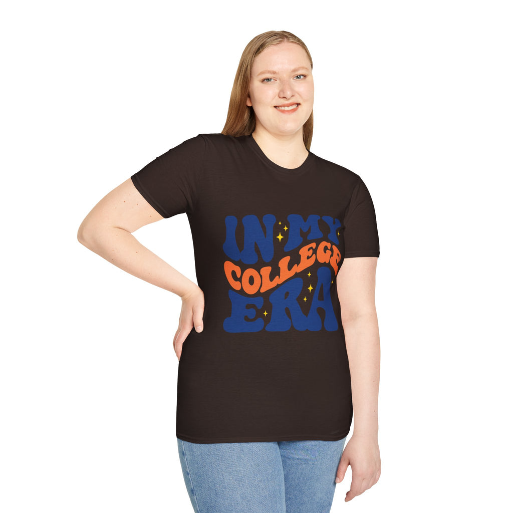 College Student T-Shirt – “In My College Era” Fun Campus Life Tee for Students, Grads, and School Spirit