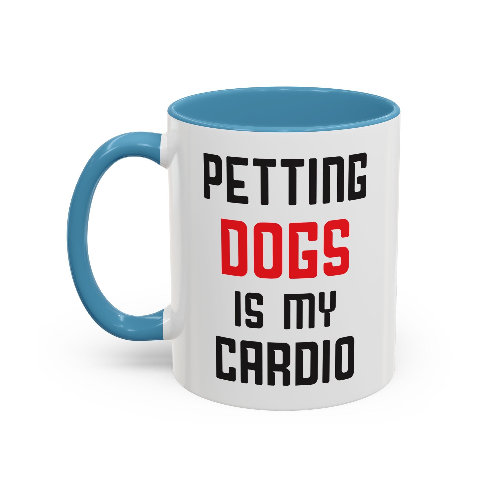 Dog Lover Coffee Mug – 11oz & 15oz Funny Pet Quote, Colorful Interior