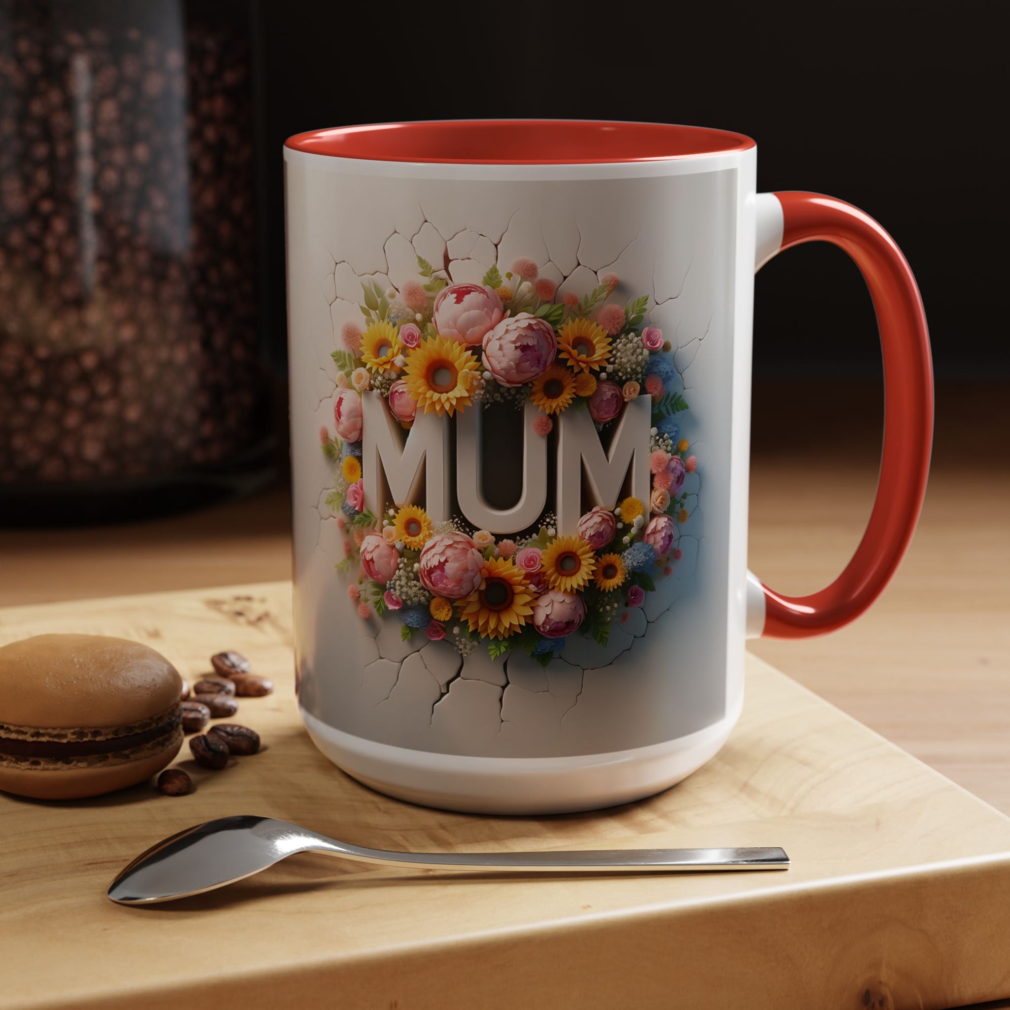 Love Mum Floral Coffee Mug