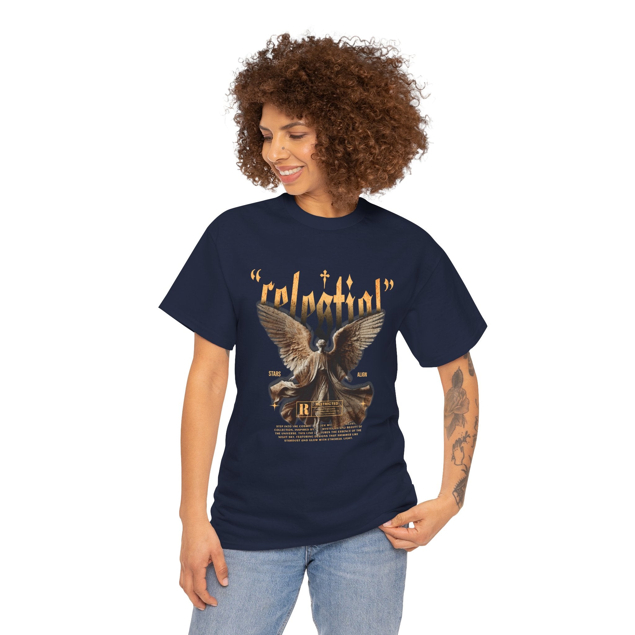 "Celestial Angel" - Divine Art & Streetwear Design