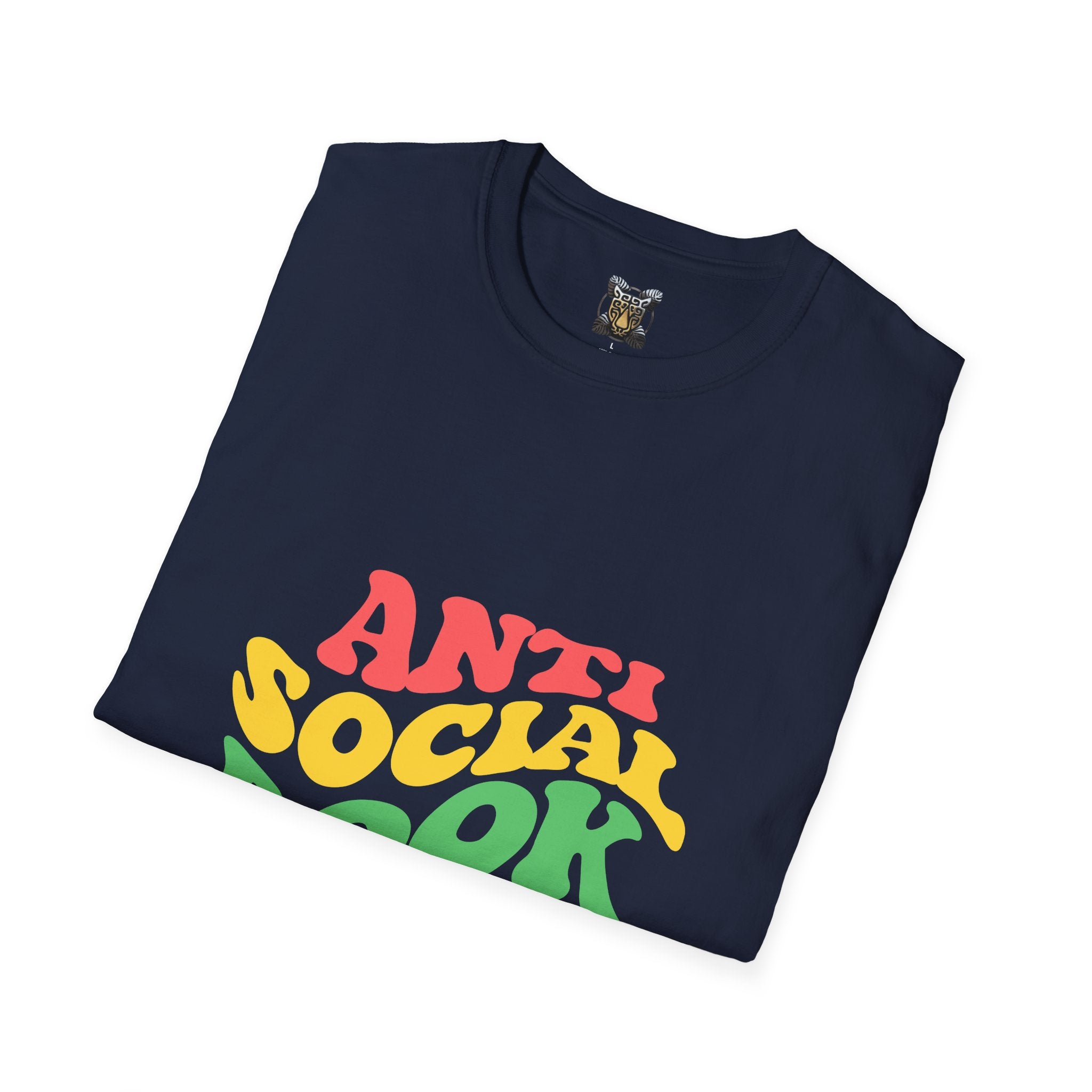 Anti Social Book Club T-Shirt – Funny Reading Graphic Tee, Introvert Book Lover Shirt, Unisex Literary