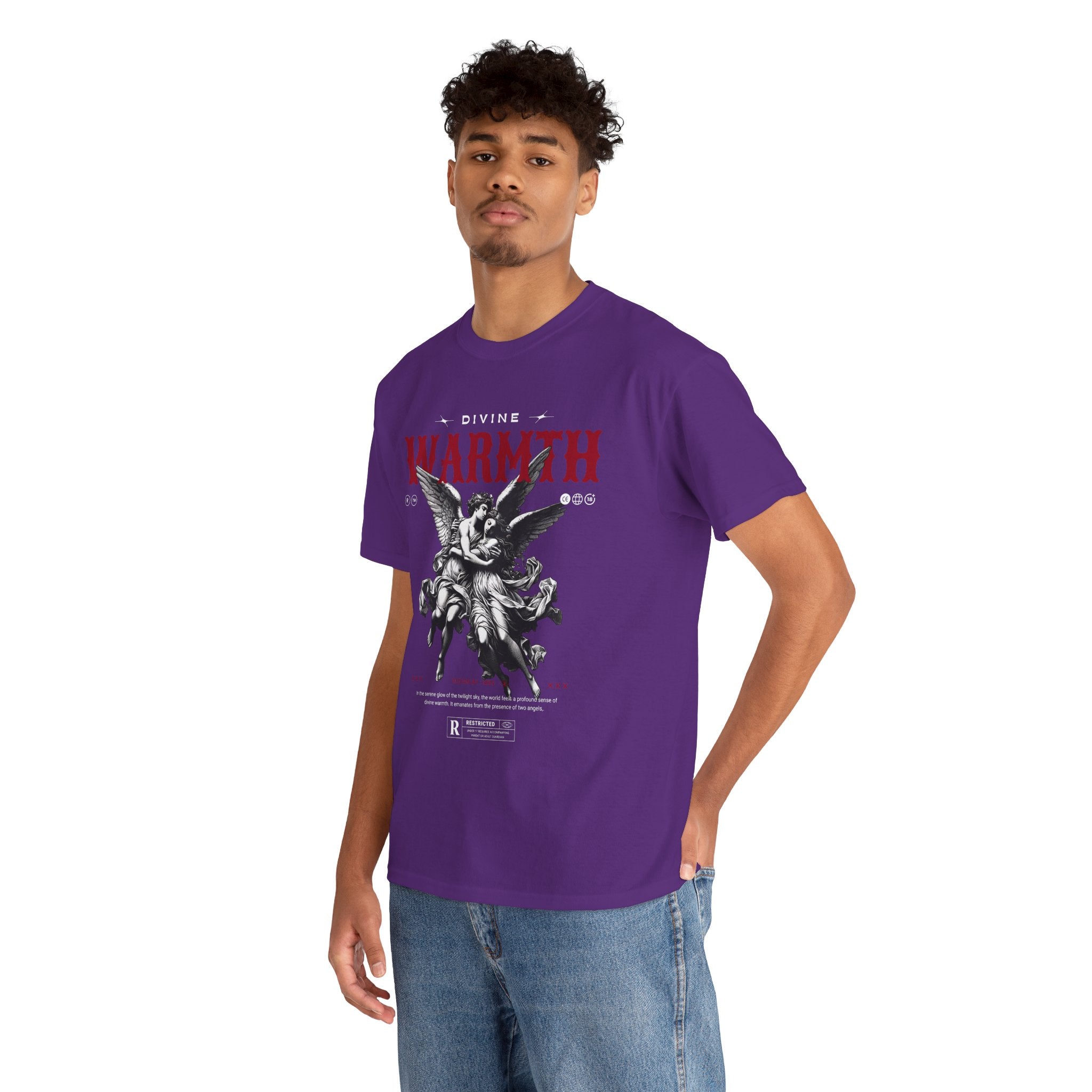 Divine Warmth: Angelic Embrace T-Shirt Design