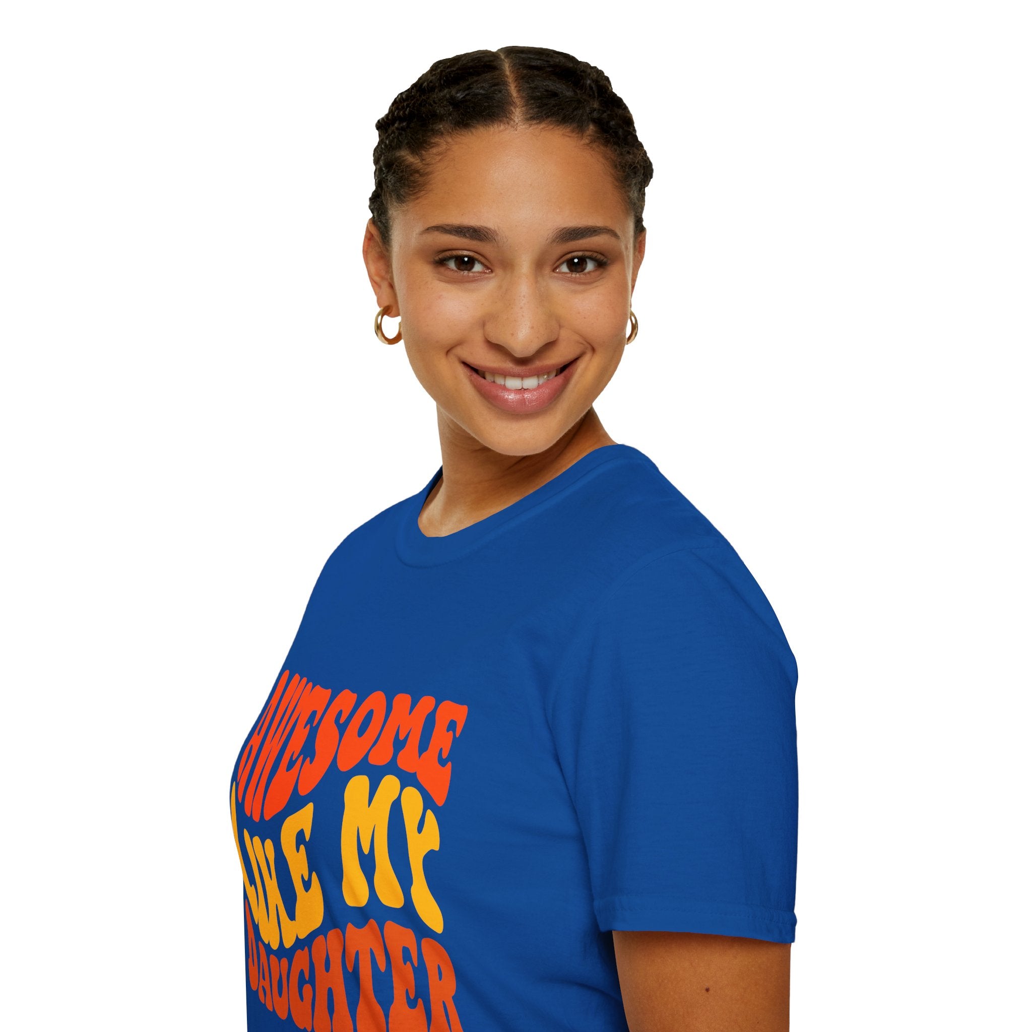 Awesome Like My Daughter T-Shirt – Funny Dad & Mom Graphic Tee, Proud Parent Shirt, Unisex Family Gift Apparel