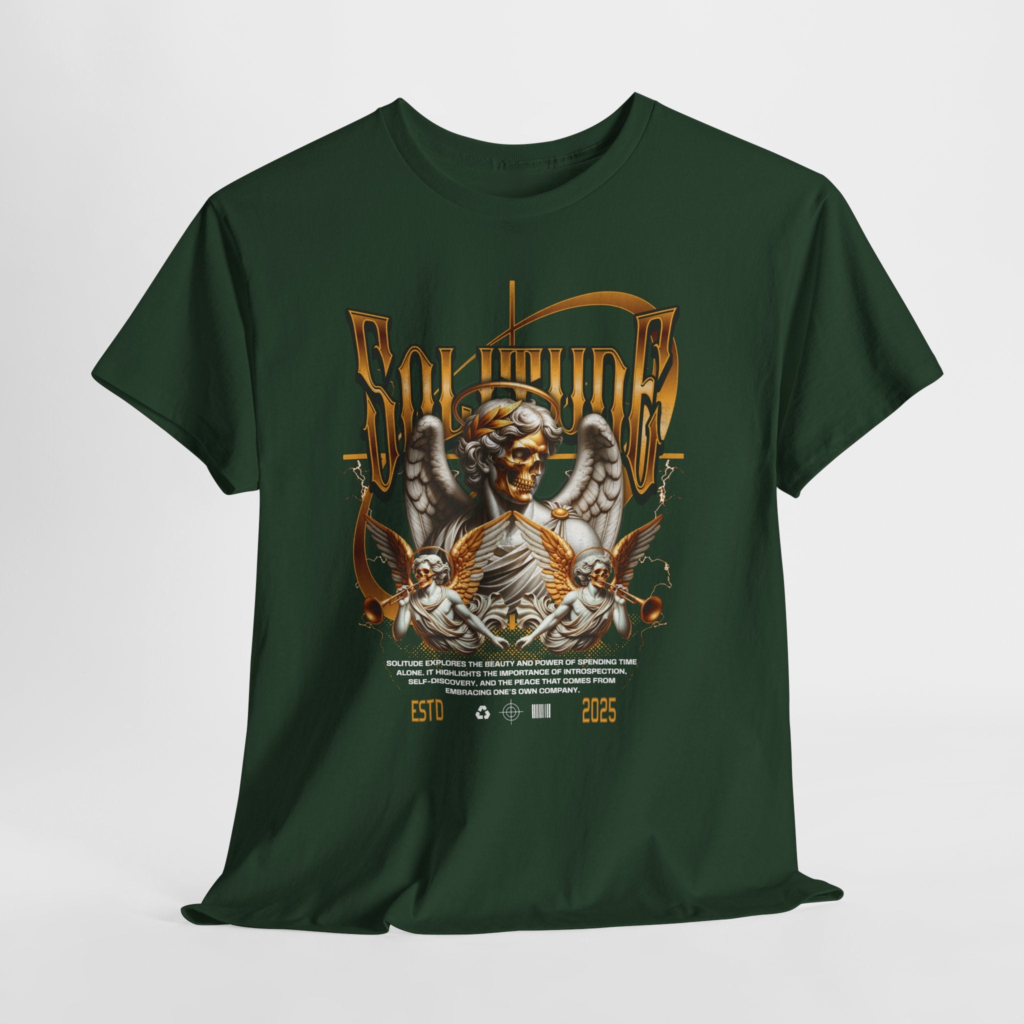 "Wings of Sin" - Gothic T-Shirt Design