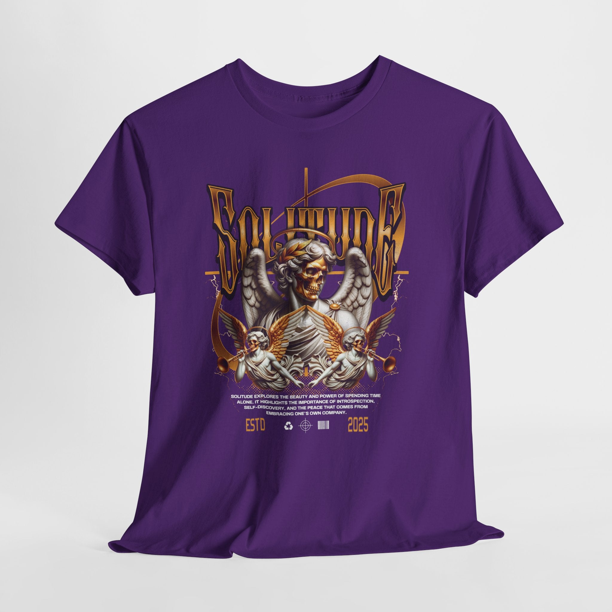 "Wings of Sin" - Gothic T-Shirt Design