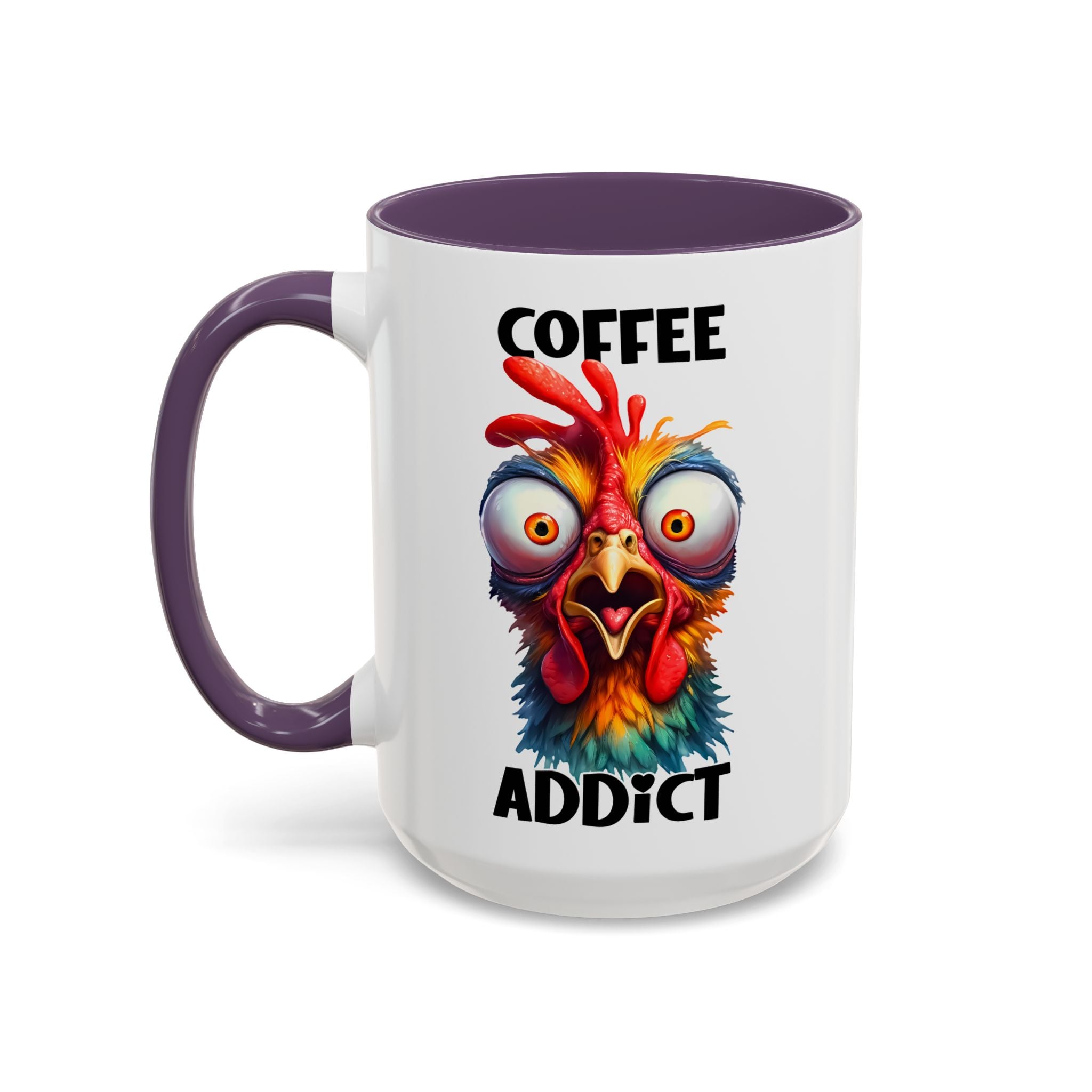 Coffee Addict – Perplexed Chicken Mug