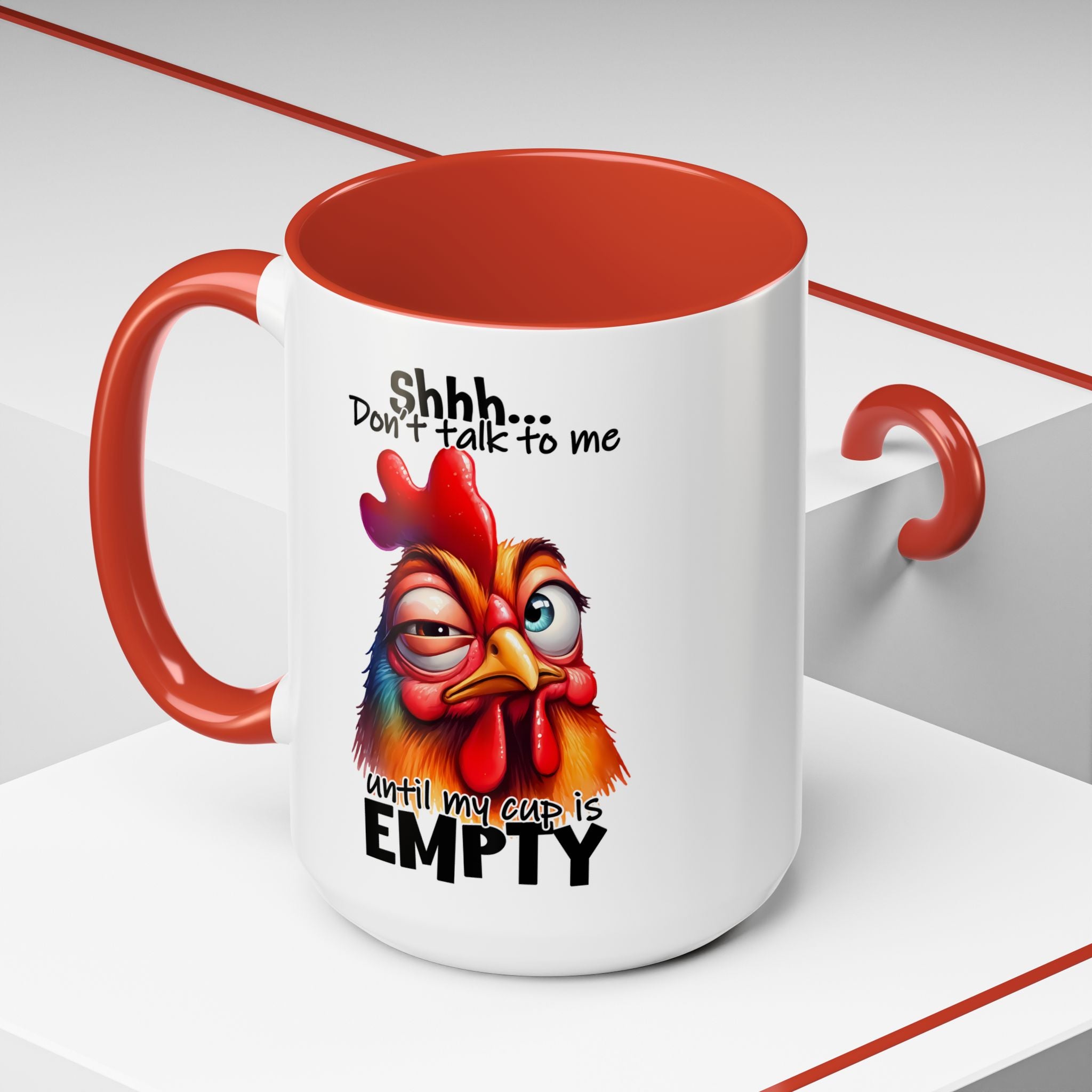 Shhh… Don’t Talk to Me Until My Cup Is Empty – Silence First Mug