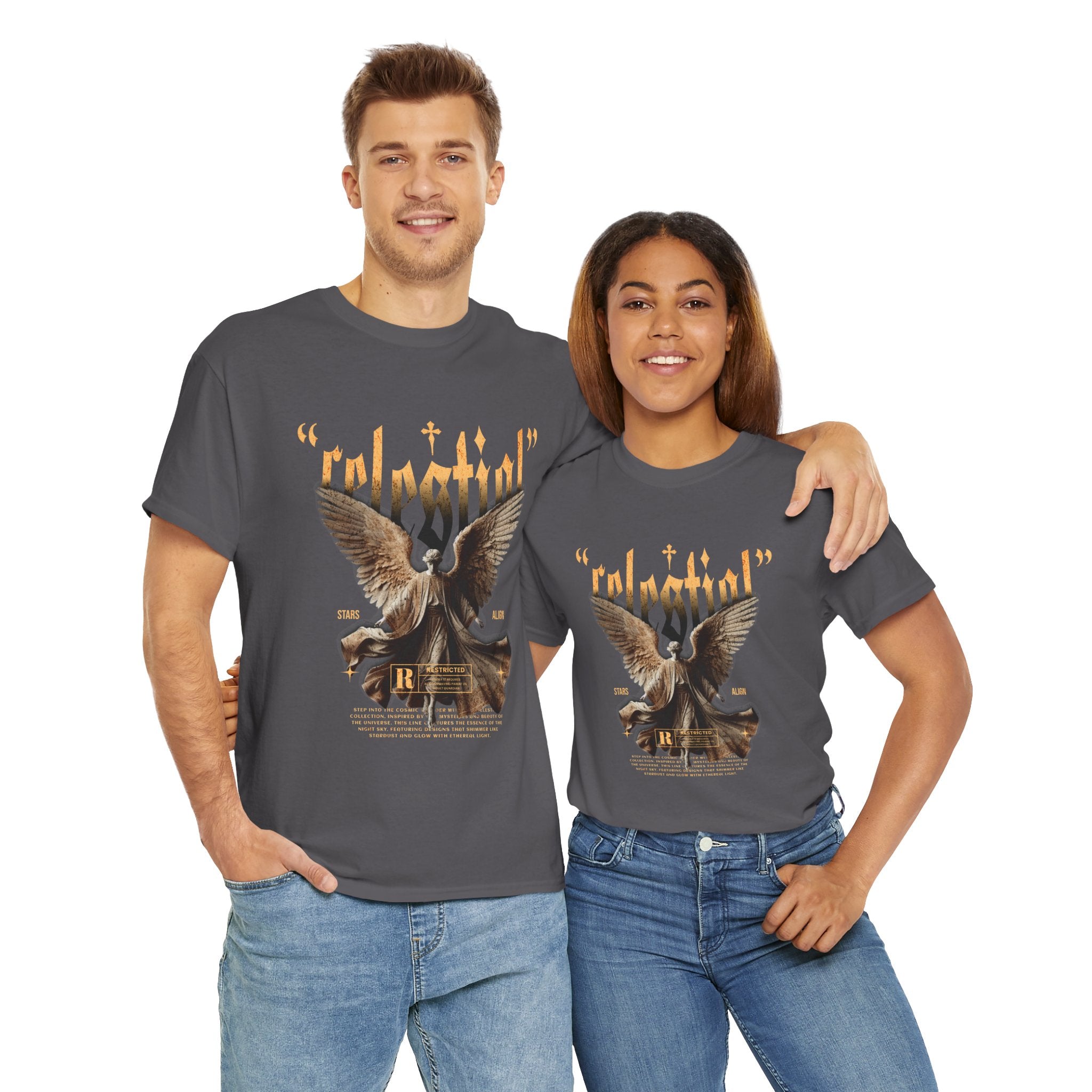 "Celestial Angel" - Divine Art & Streetwear Design