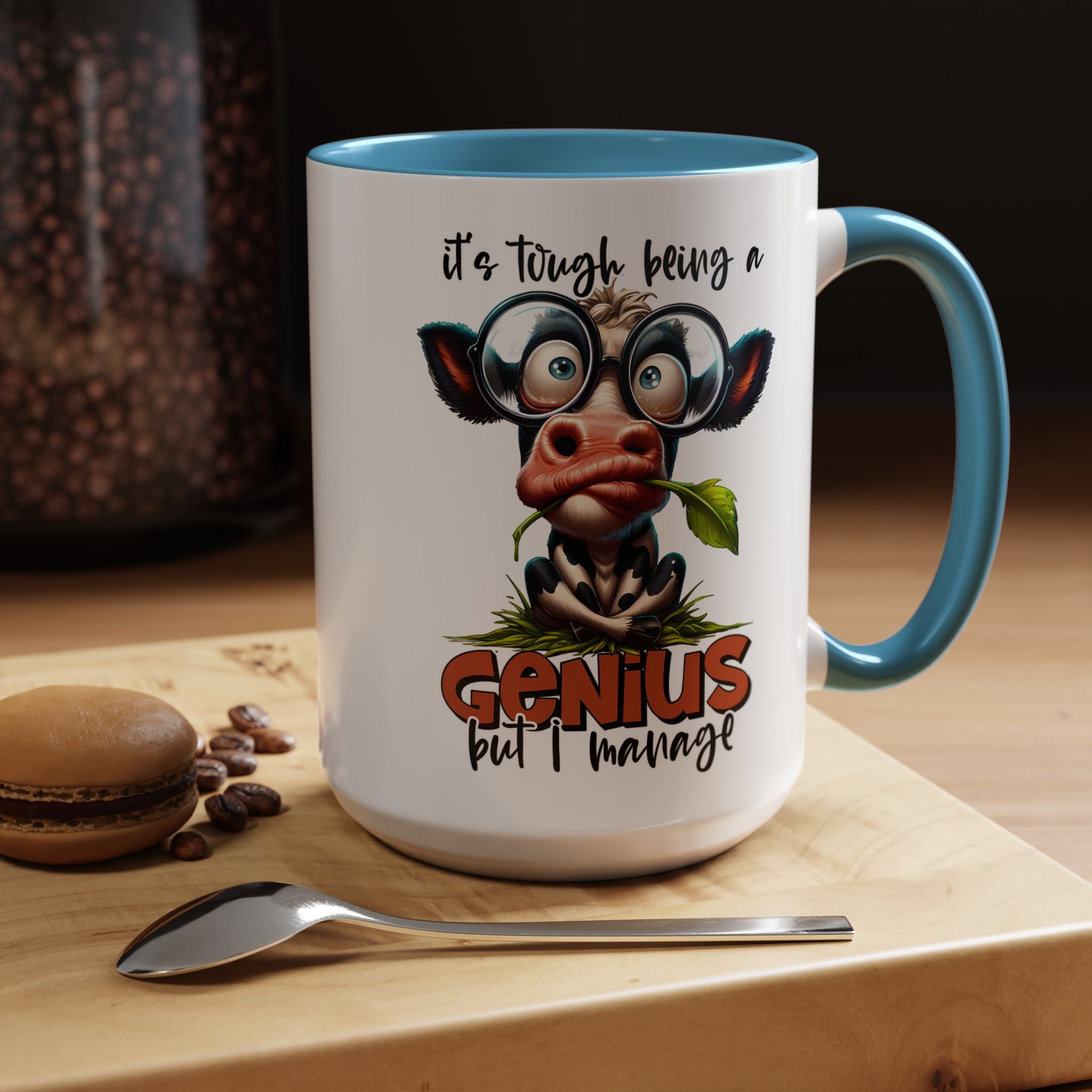 Moo-dest Genius Coffee Mug