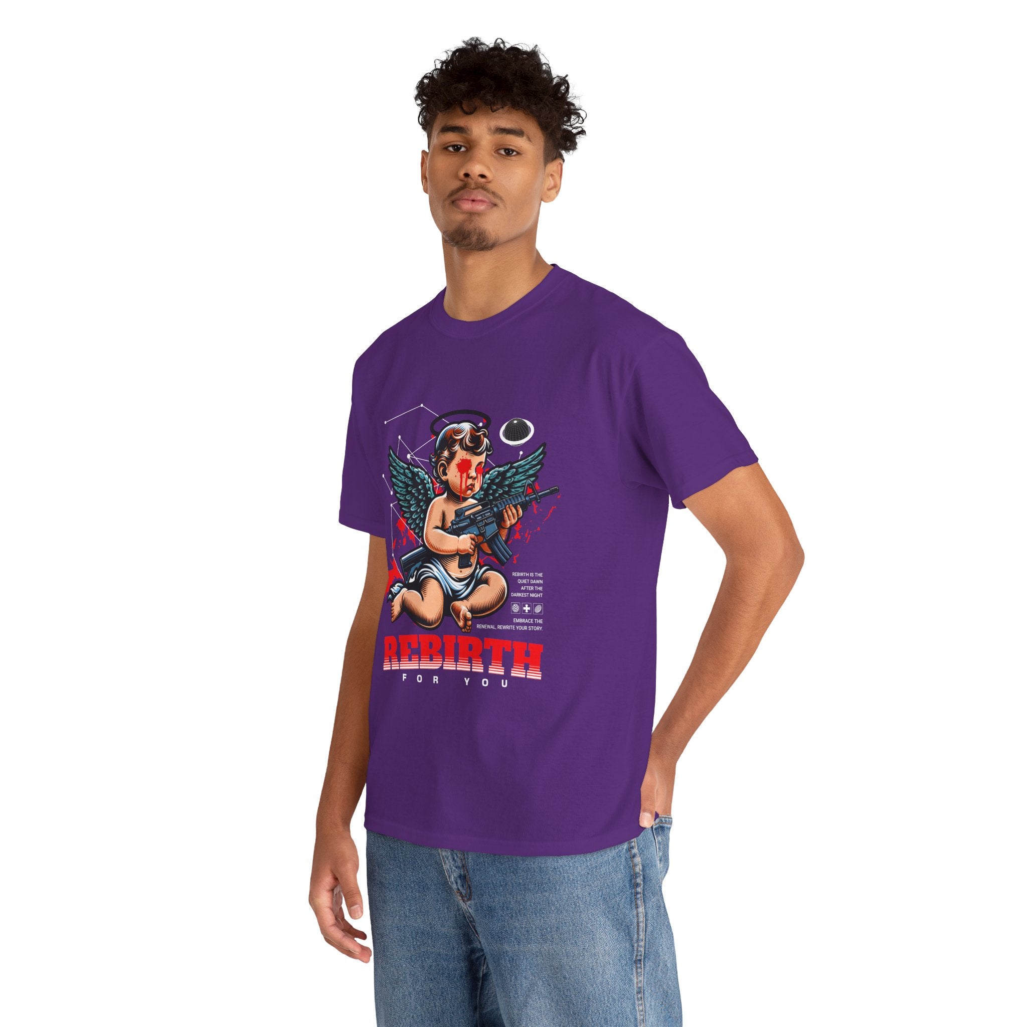 "Divine Angel" - Gothic Engraving T-Shirt Design