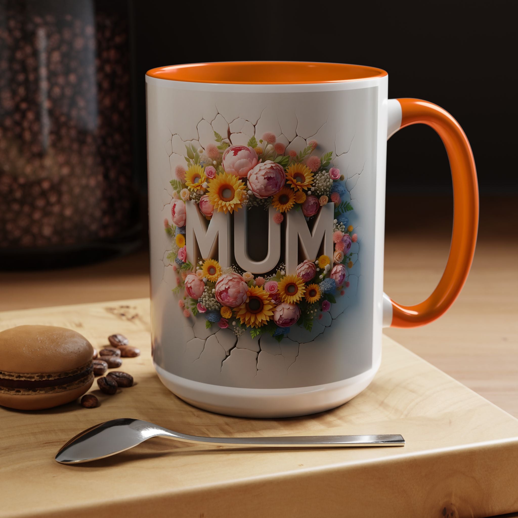 Love Mum Floral Coffee Mug
