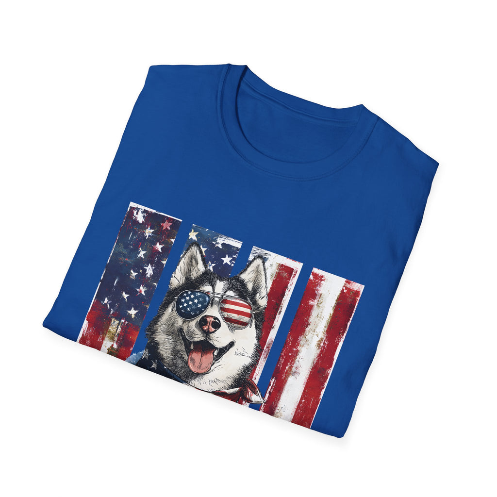 Patriotic Paws: Siberian Husky Edition