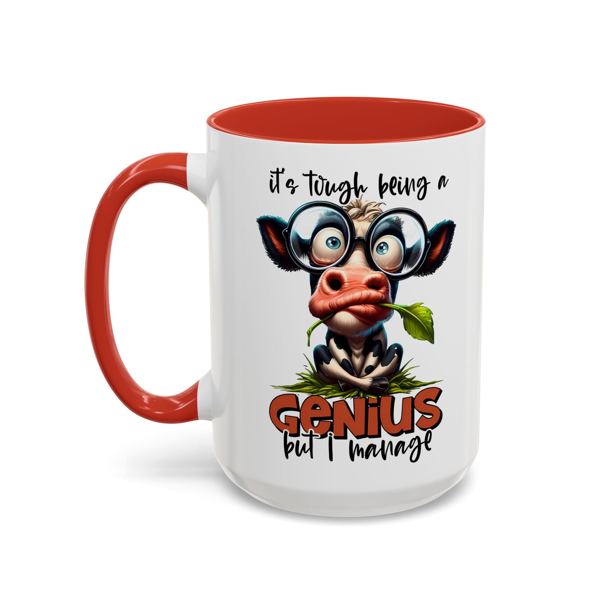 Moo-dest Genius Coffee Mug