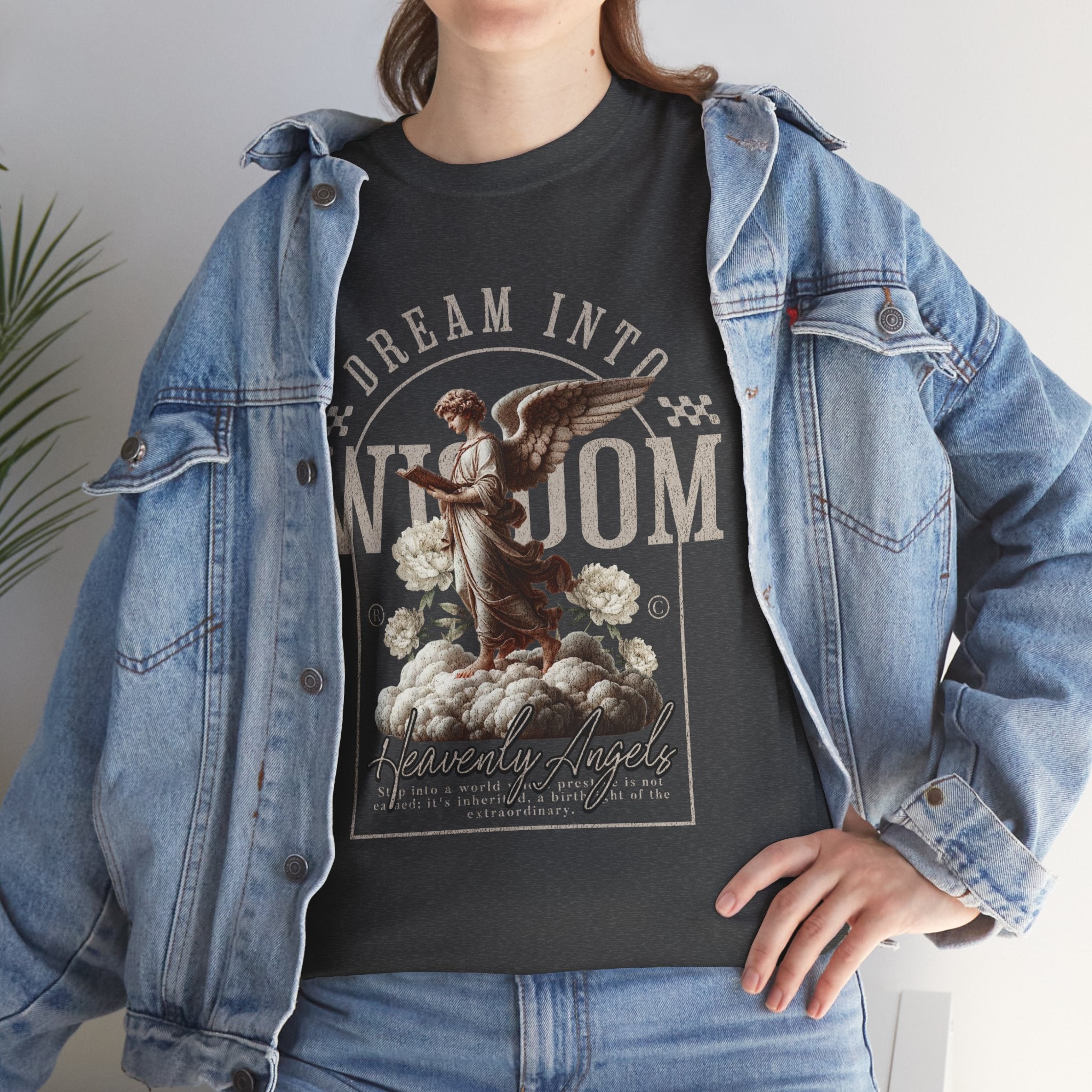 "Dream into Wisdom" - Heavenly Angels T-Shirt Design