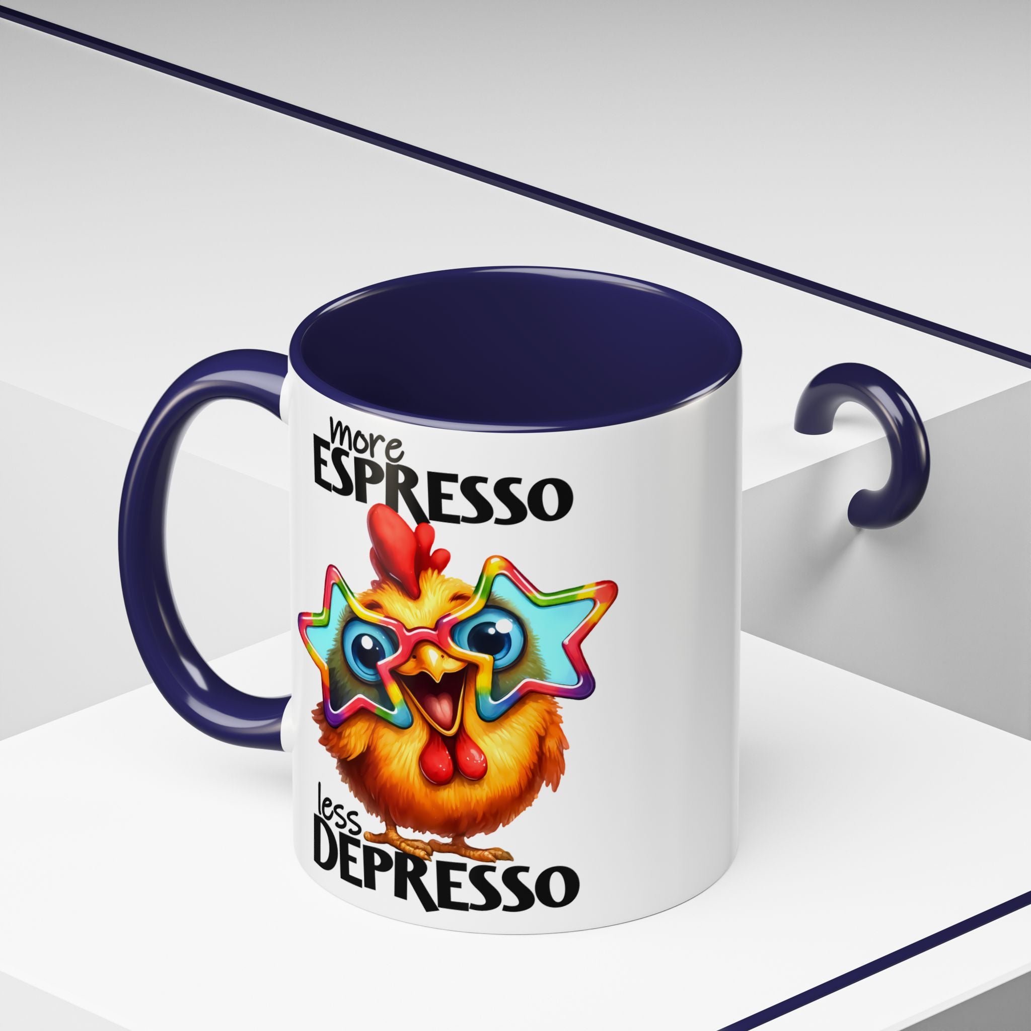 More Espresso, Less Depresso – Mood-Boosting Mug