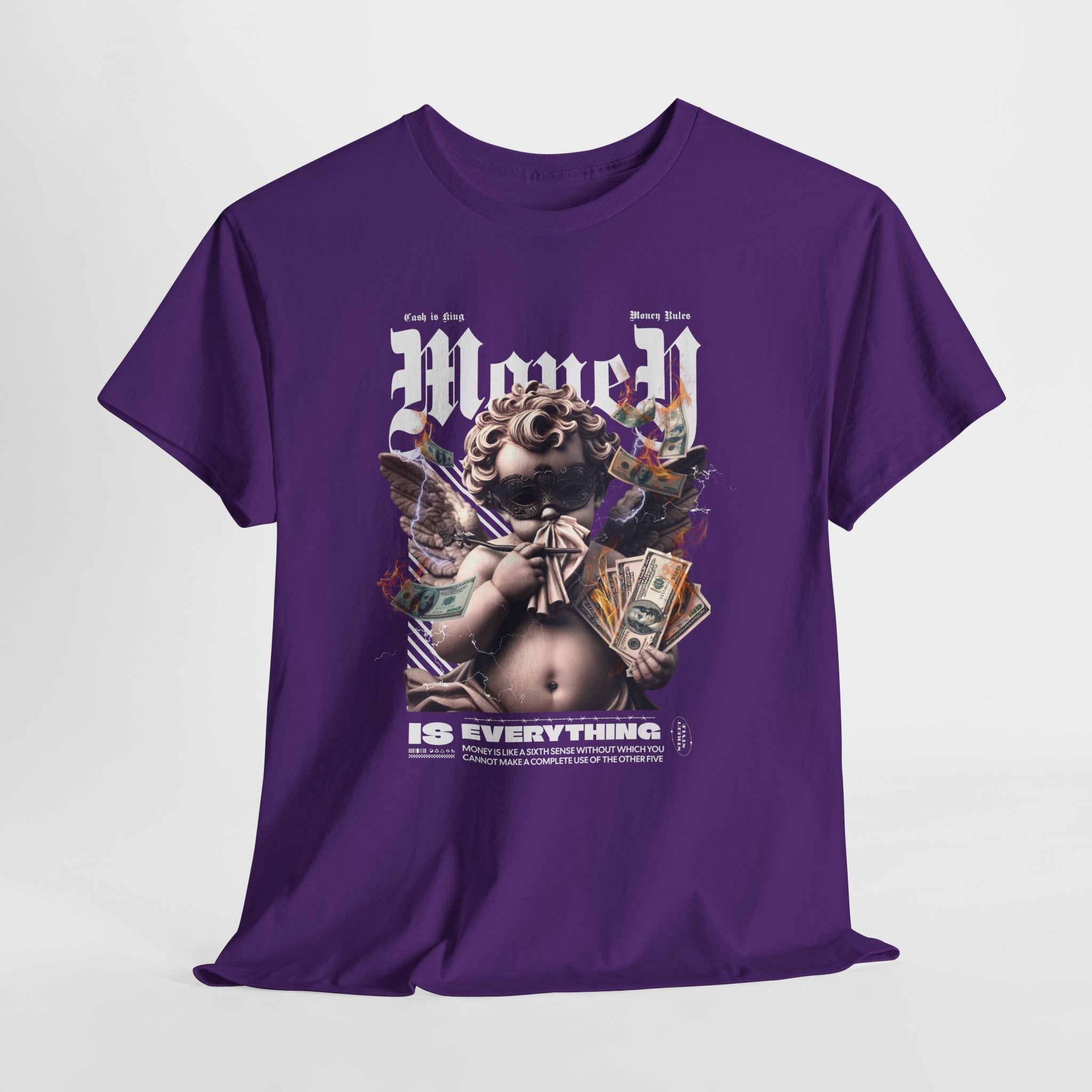 Money is Everything: Opulent Cherub Streetwear Design