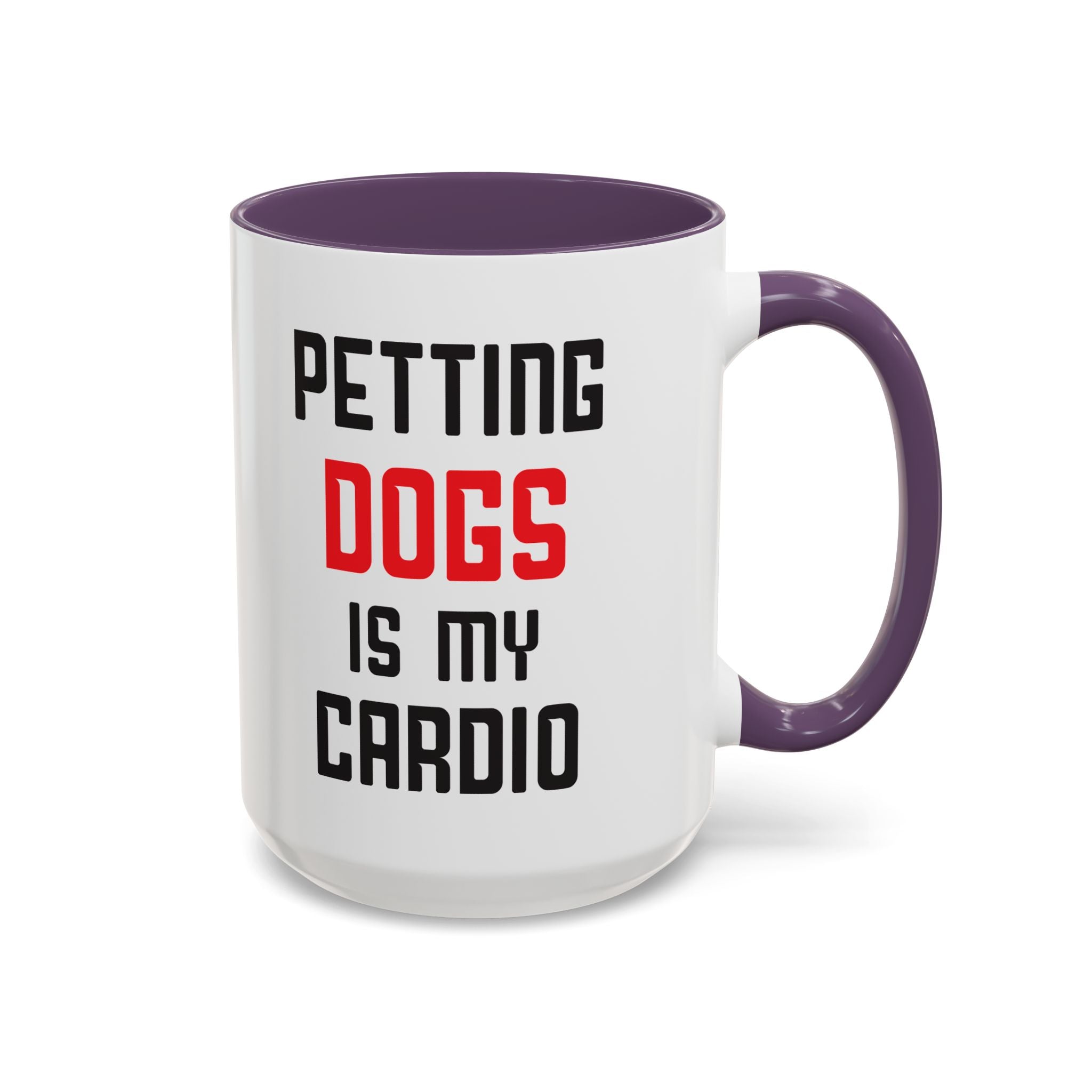 Dog Lover Coffee Mug – 11oz & 15oz Funny Pet Quote, Colorful Interior