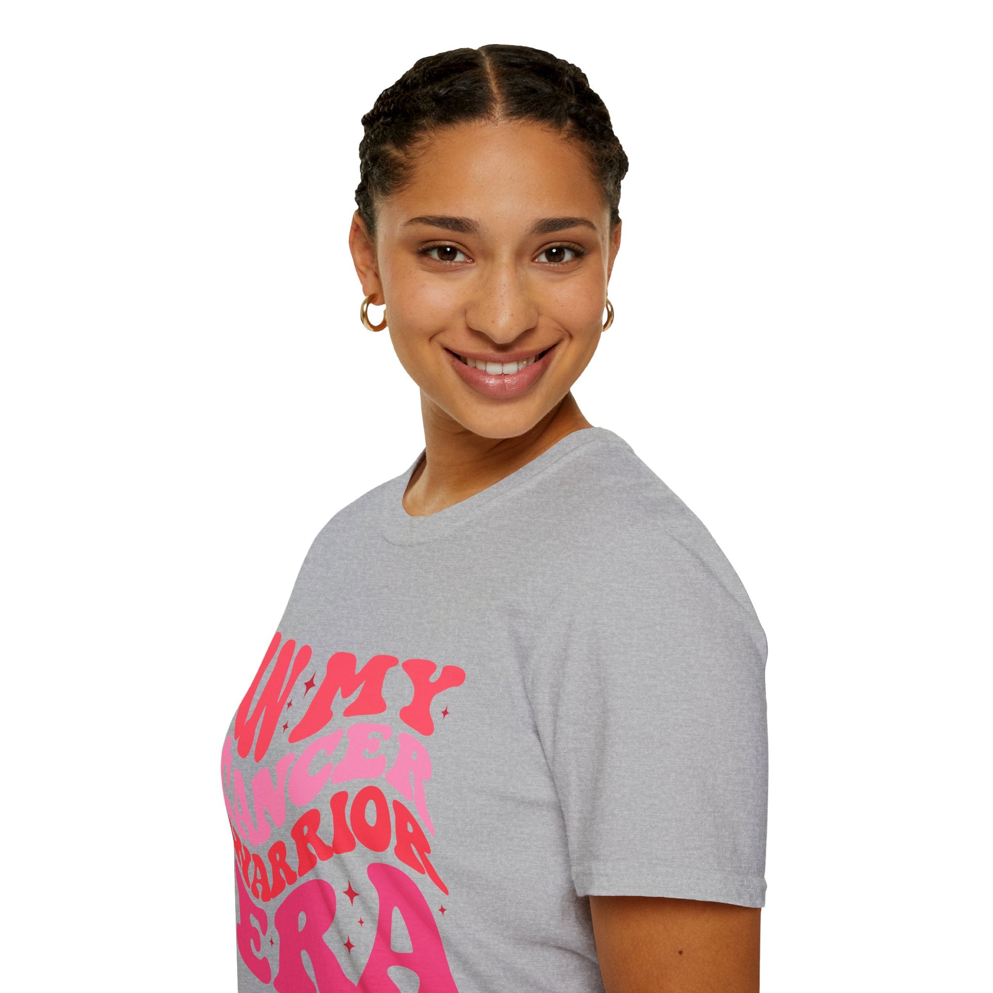 Inspirational T-Shirt – “In My Cancer Warrior Era” Support Tee for Cancer Survivors, Fighters, and Awareness Events