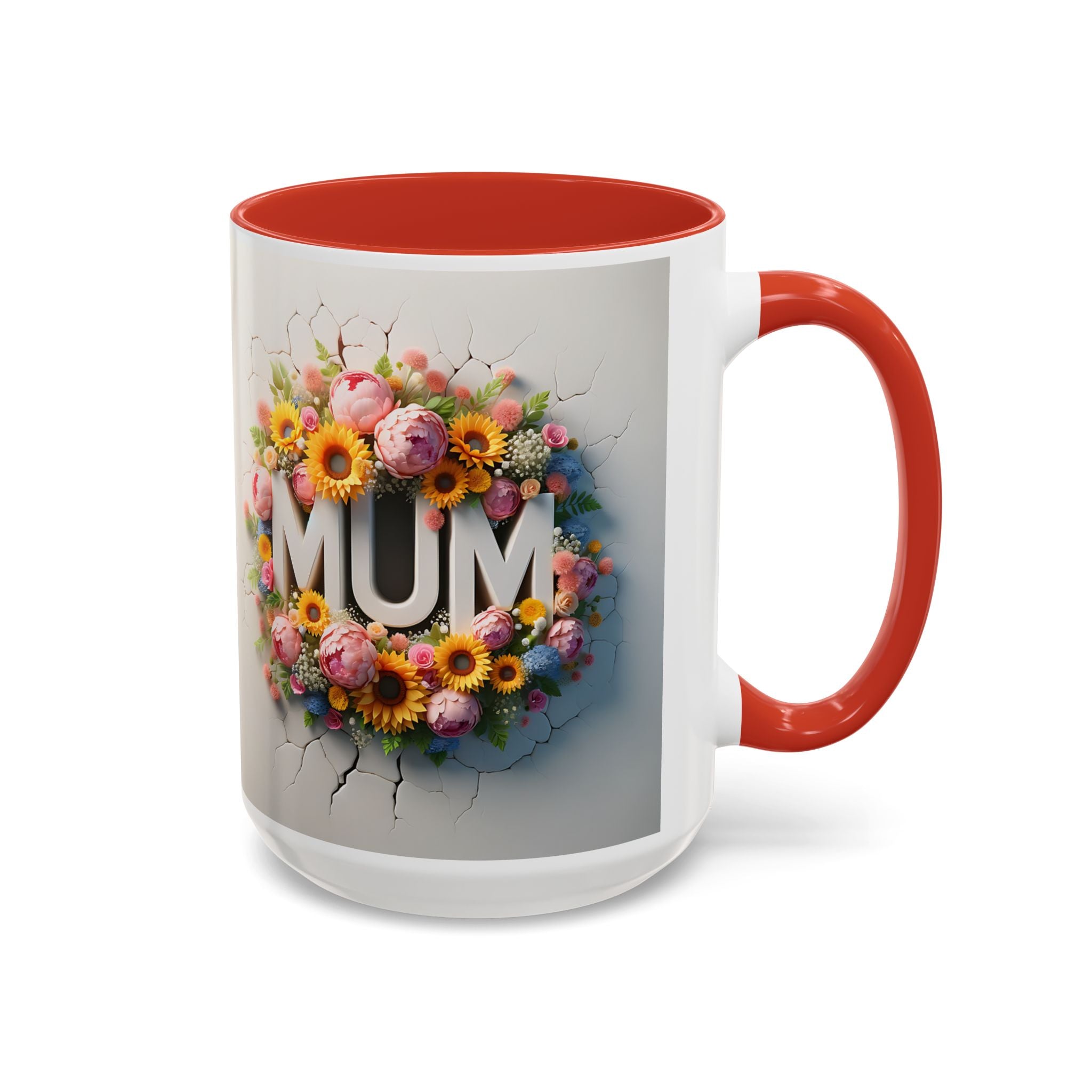 Love Mum Floral Coffee Mug