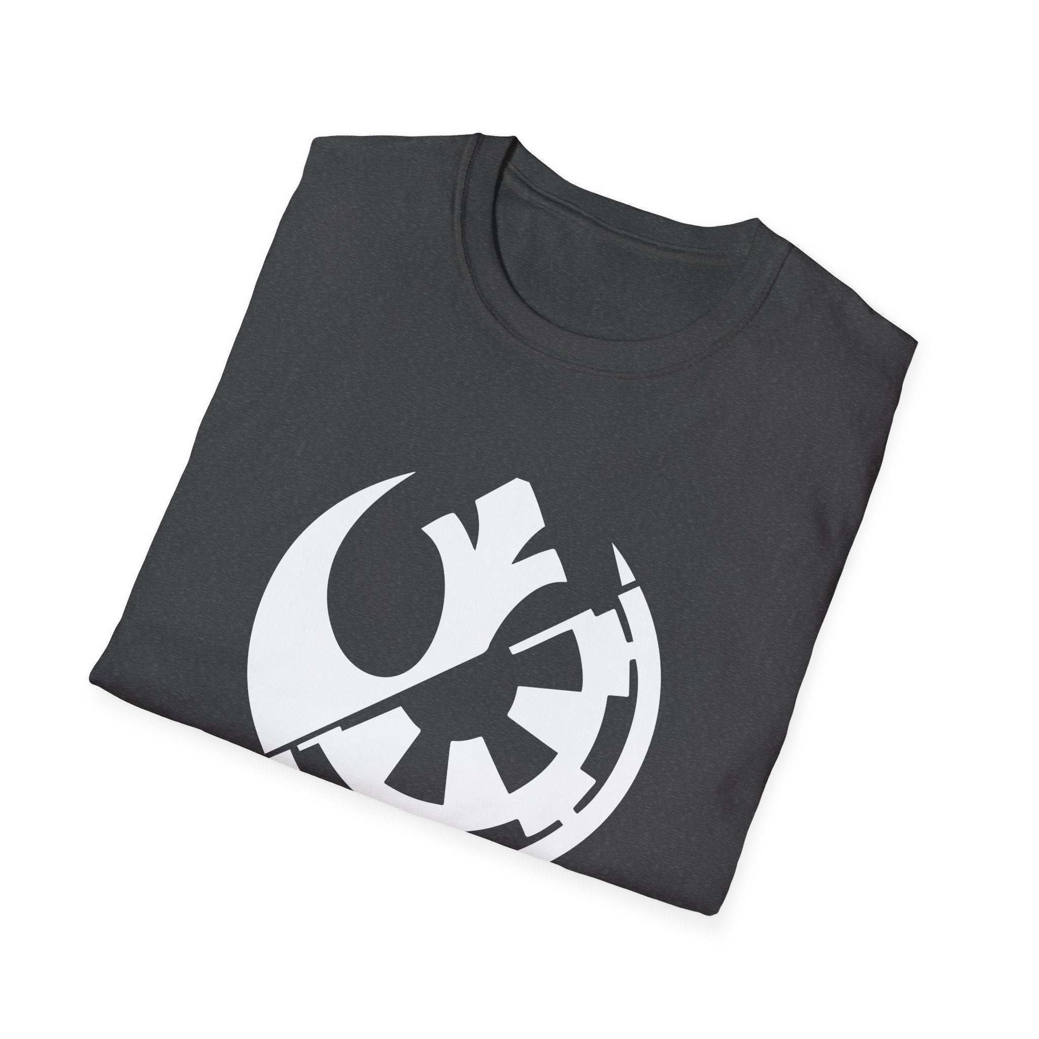 Choose Wisely – Jedi & First Order Split Logo Tee
