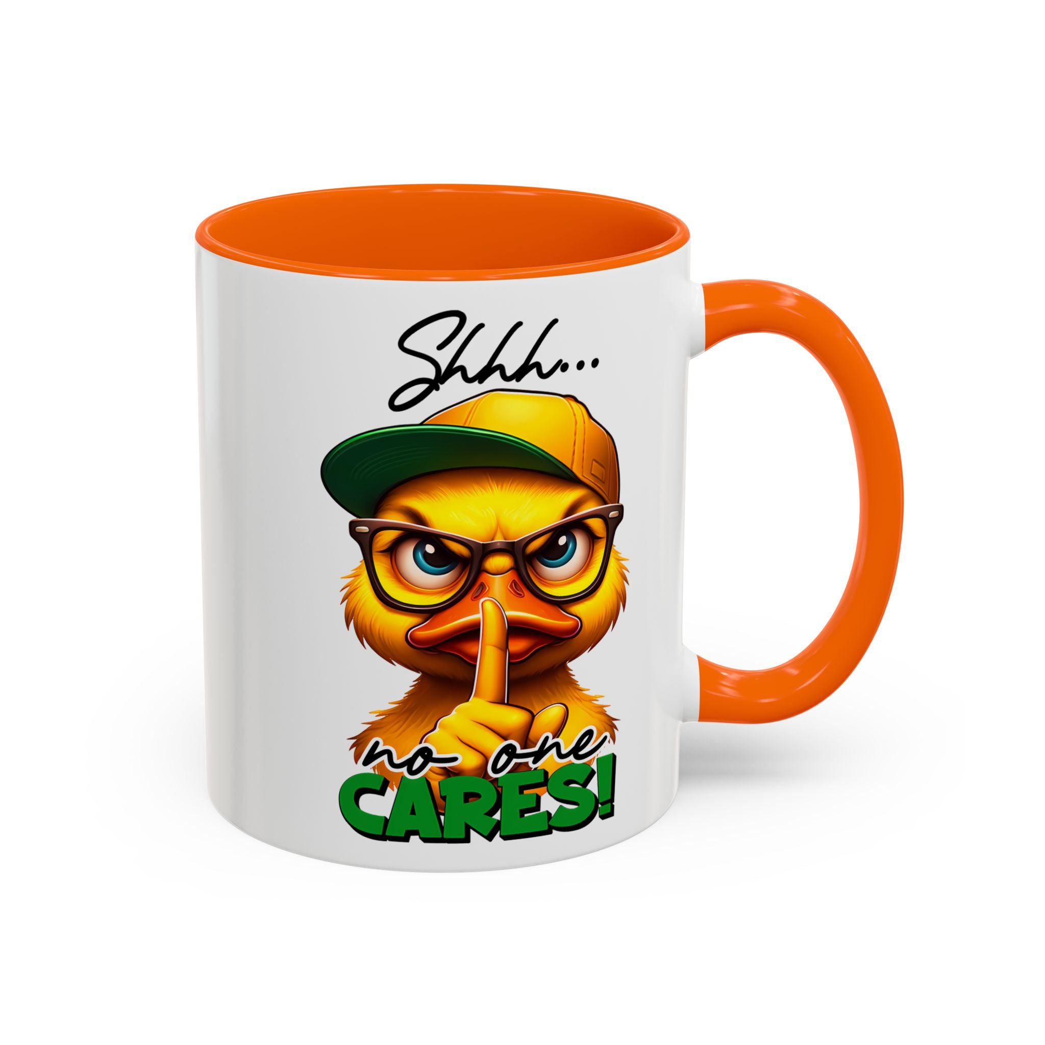 Shhh… No One Cares Duckling Mug