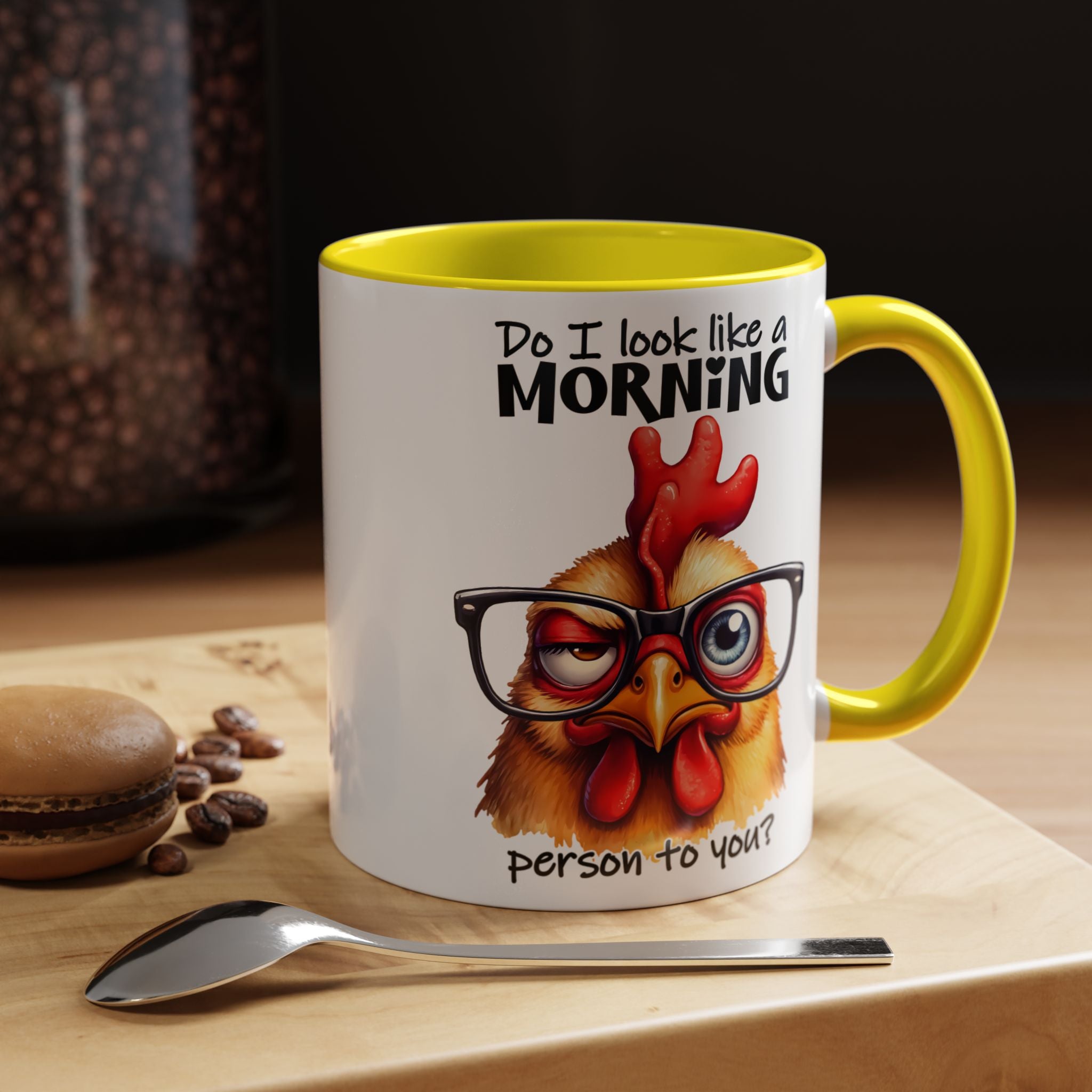 Do I Look Like a Morning Person? – Serious Chicken Mug