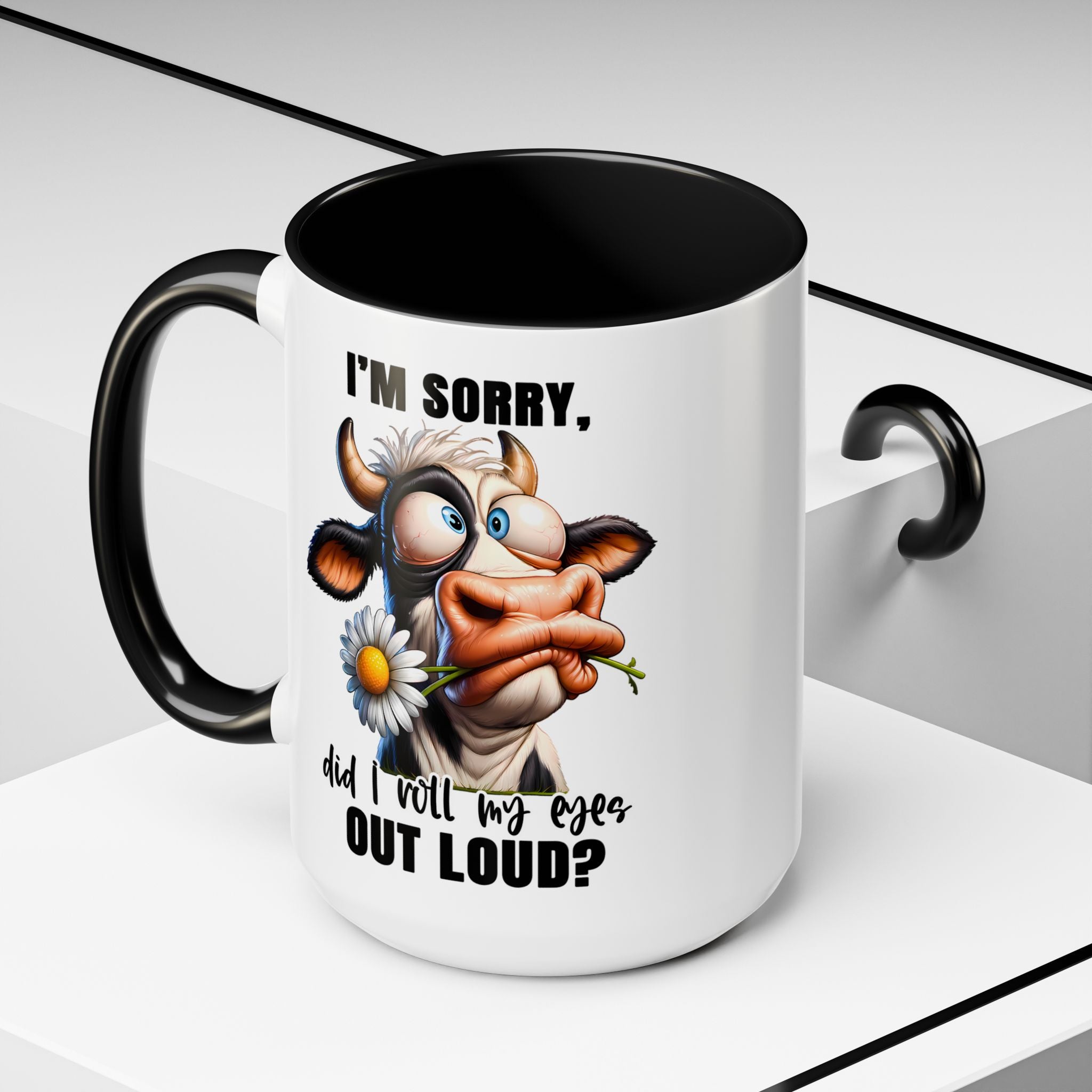 Sassy Cow Eye-Roll Mug