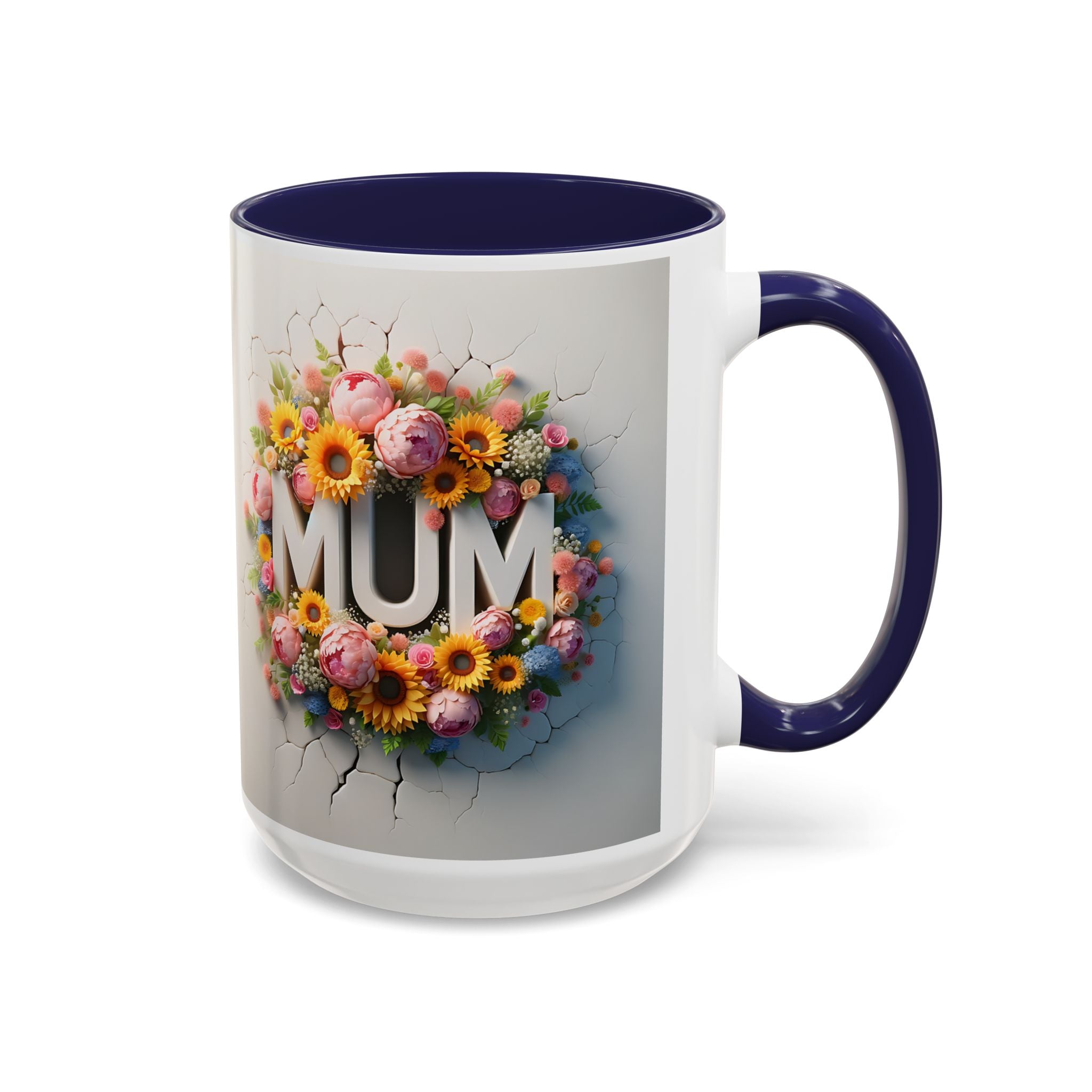Love Mum Floral Coffee Mug
