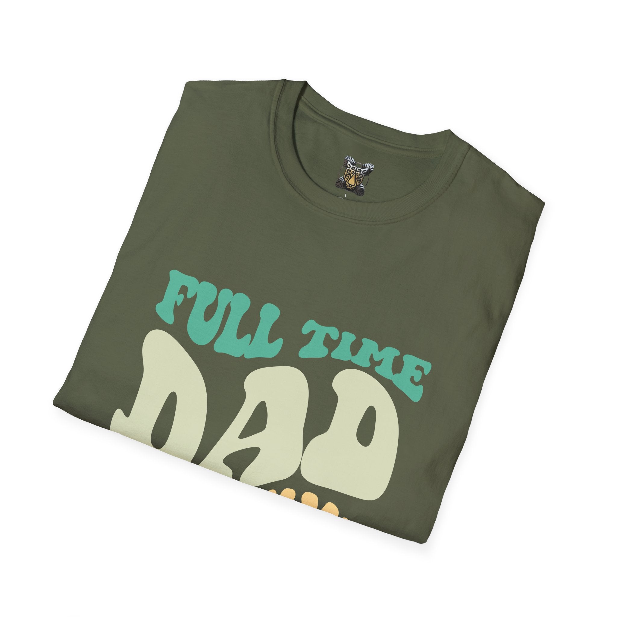 Funny Dad T-Shirt – “Full-Time Dad, Part-Time Pharmacist” Gift for Fathers, Healthcare Workers, and Pharmacy Lovers