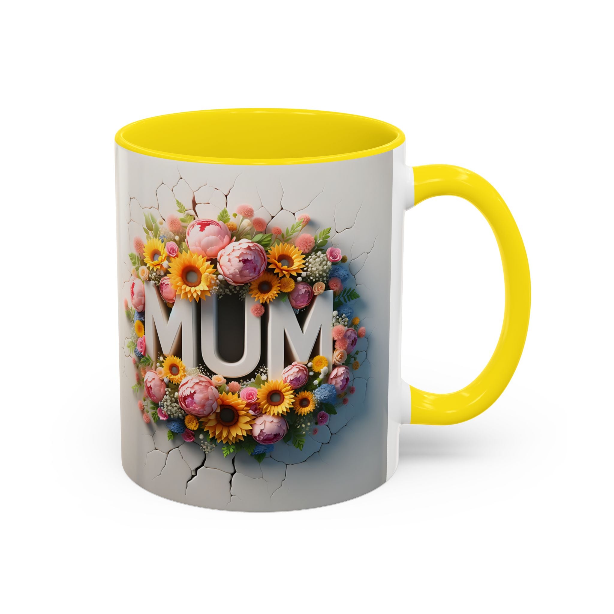 Love Mum Floral Coffee Mug