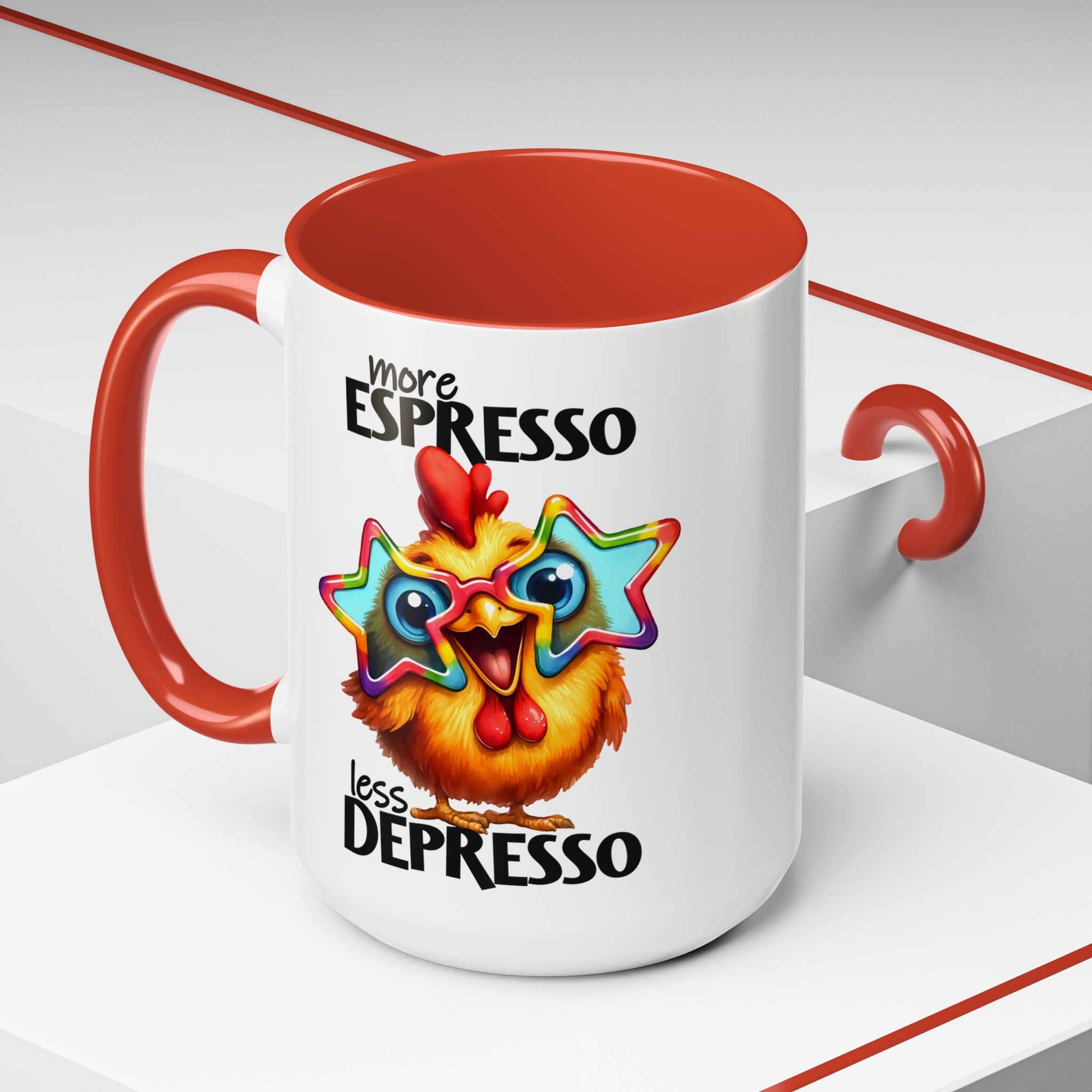 More Espresso, Less Depresso – Mood-Boosting Mug